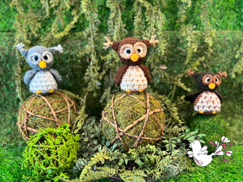 Alden the Owl of Apricot Lane Amigurumi Pattern