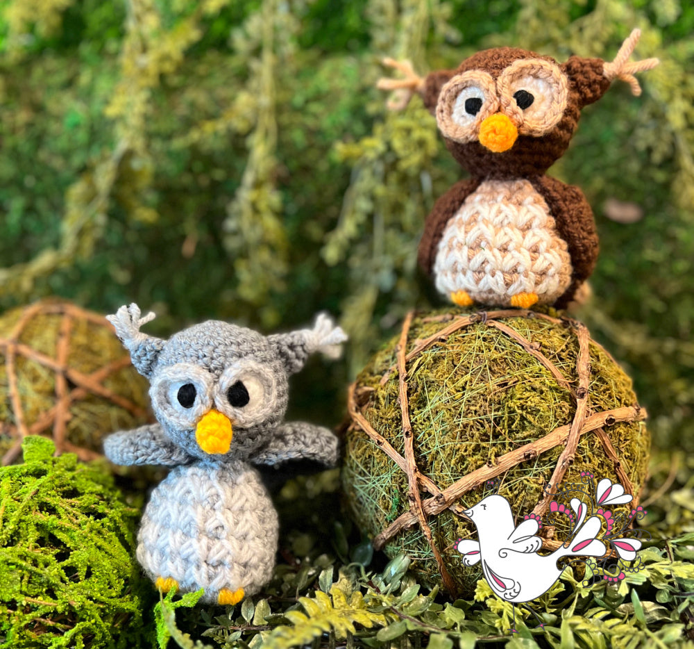Alden the Owl of Apricot Lane Amigurumi Pattern