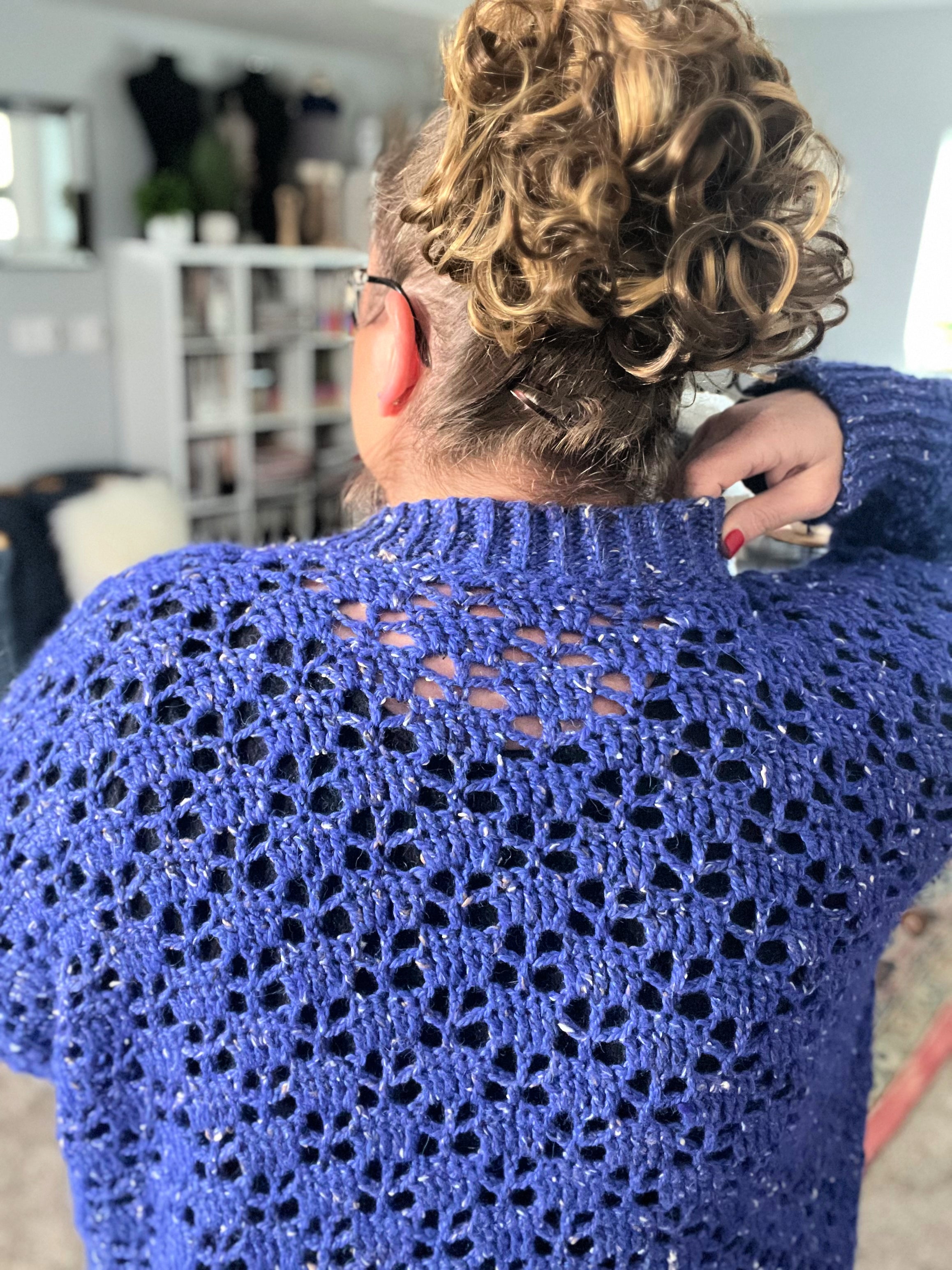 Aurora Lace Crochet Cardigan Pattern