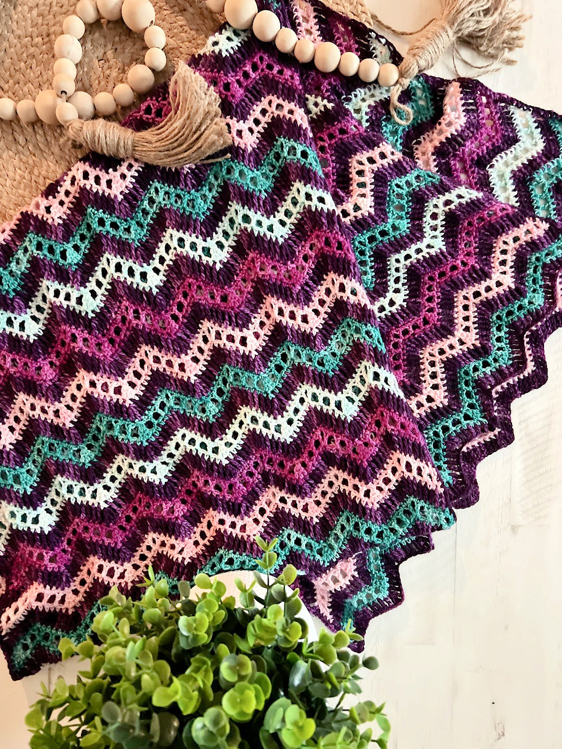 Celestia Chevron Shawl Pattern