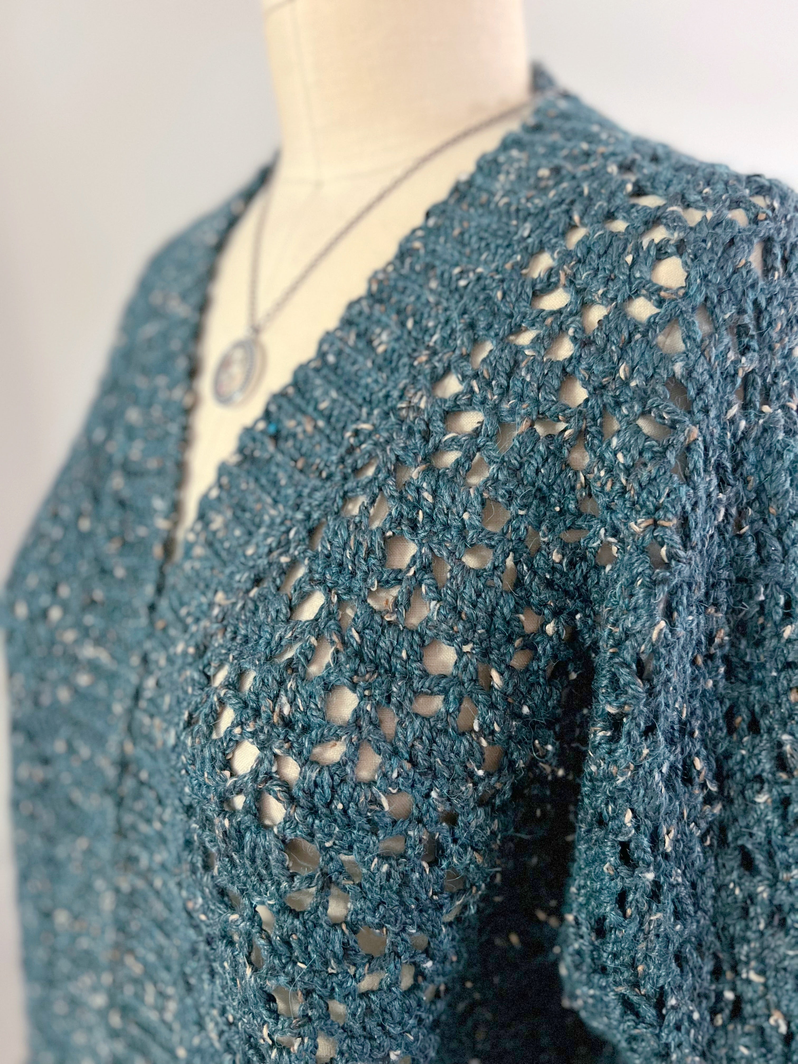 Aurora Lace Crochet Cardigan Pattern
