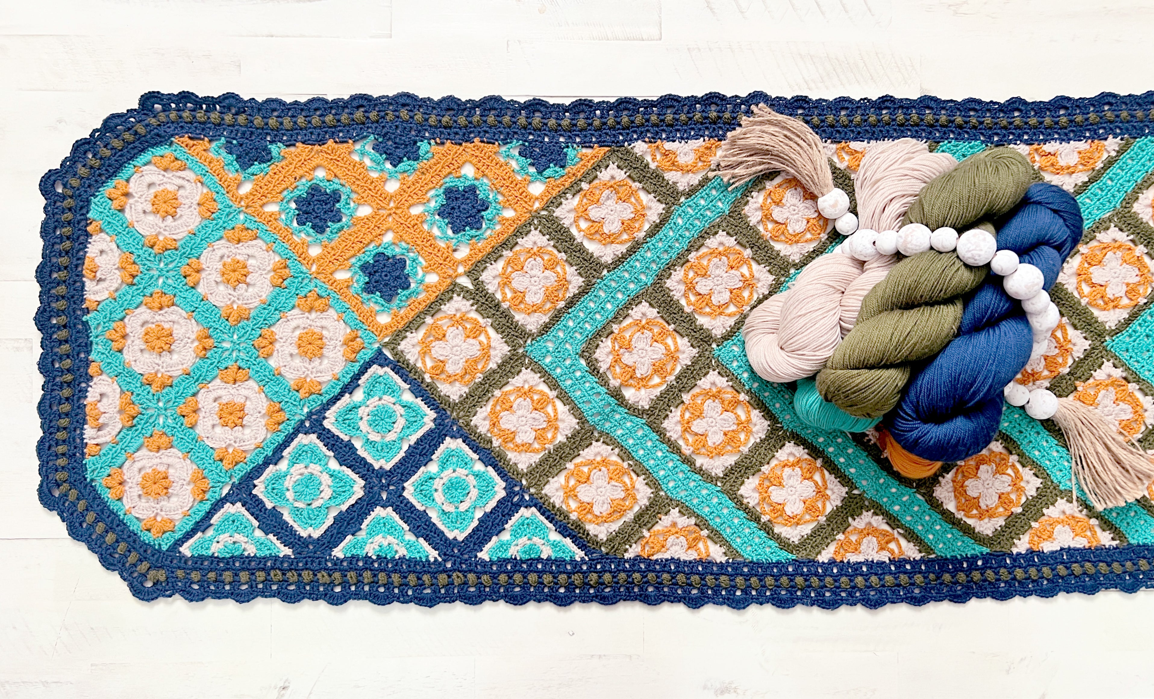 Cryssi Crochet Motif Shawl Pattern - Marly Bird