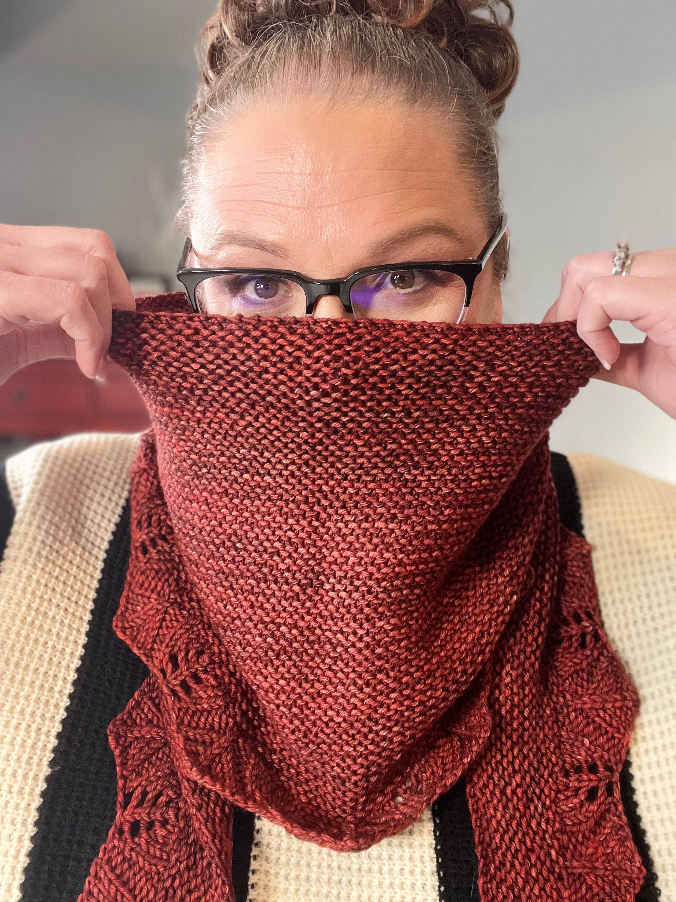 Elizabeth Simply Social Knit Shawl Pattern