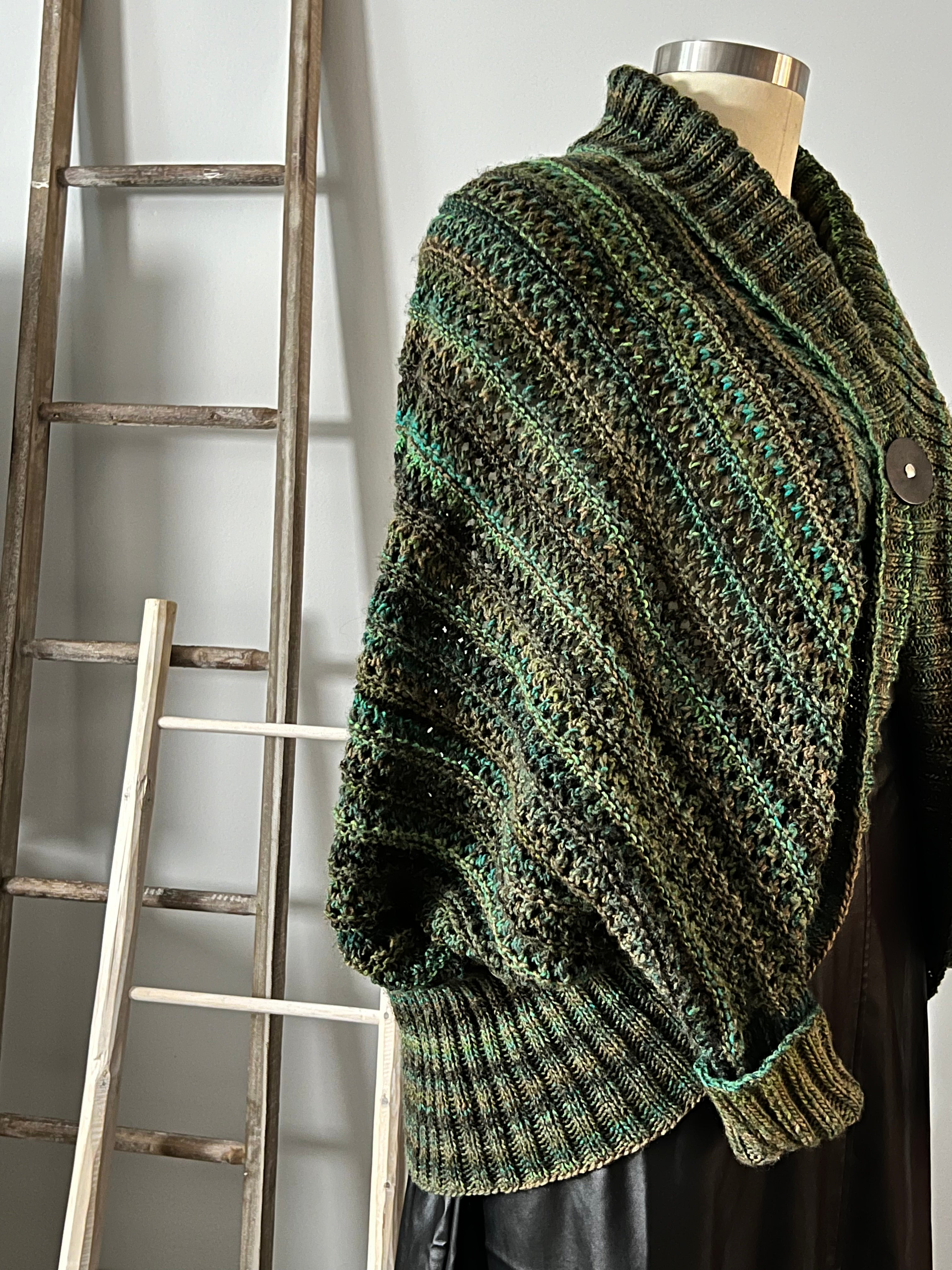 Know Your Worth Knit Cocoon Cardigan Pattern
