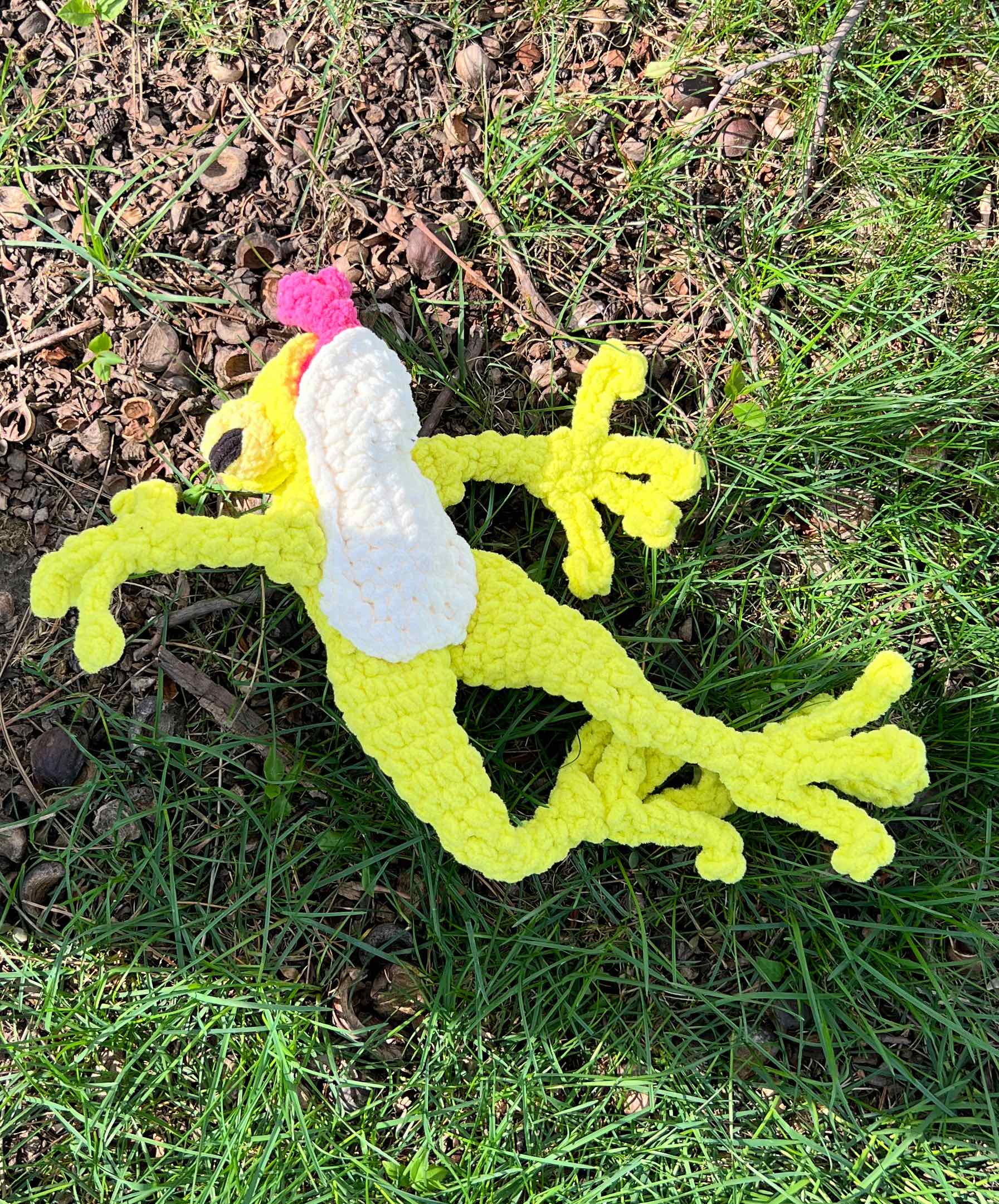 Leap the Tree Frog Crochet Plush Pattern