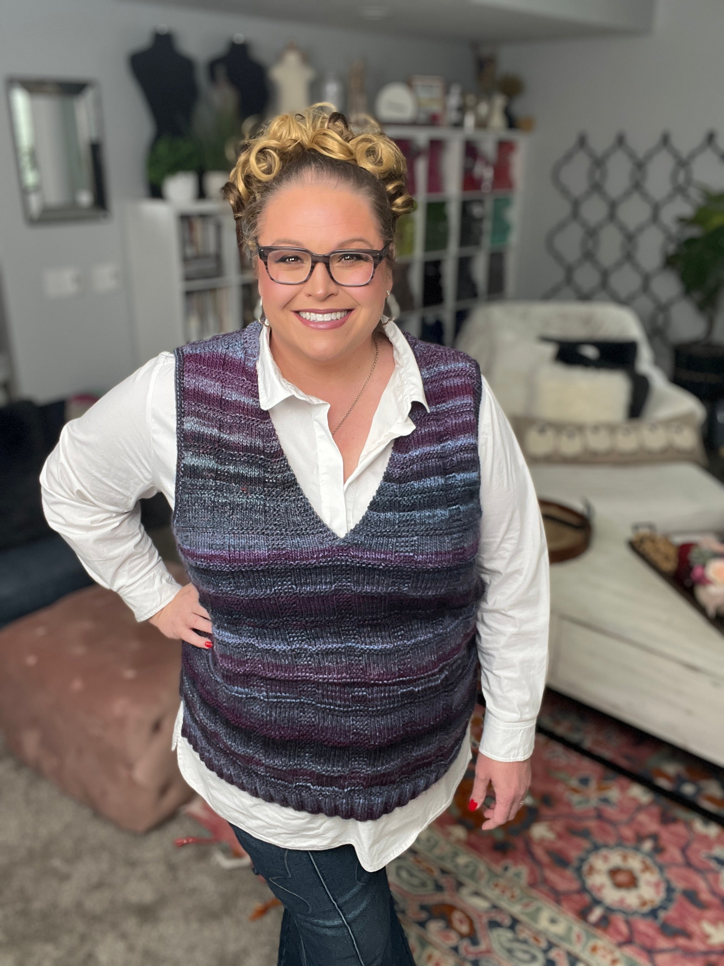 Lorelai Knit Sweater Vest Pattern