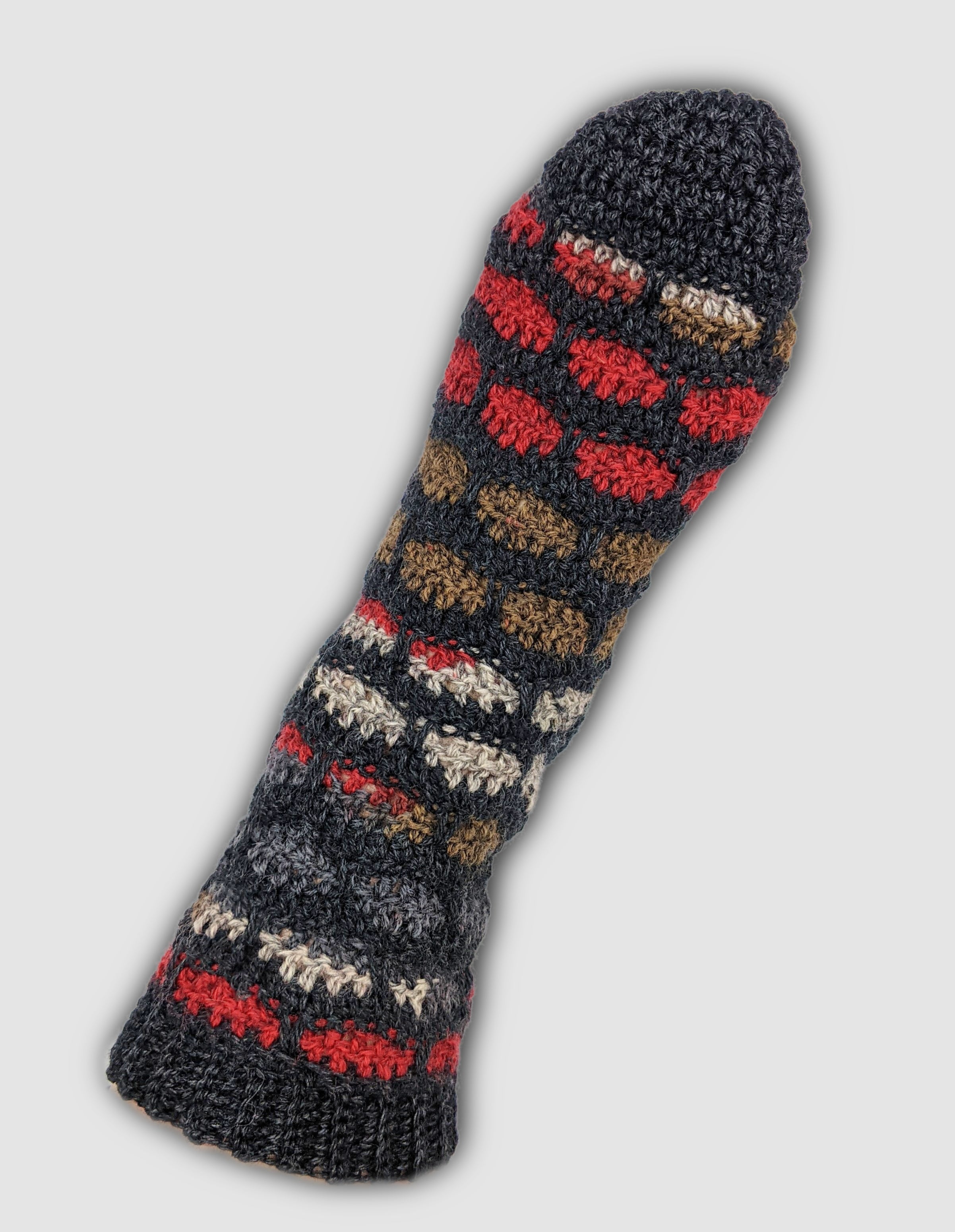Montana Top Down Crochet Sock Pattern