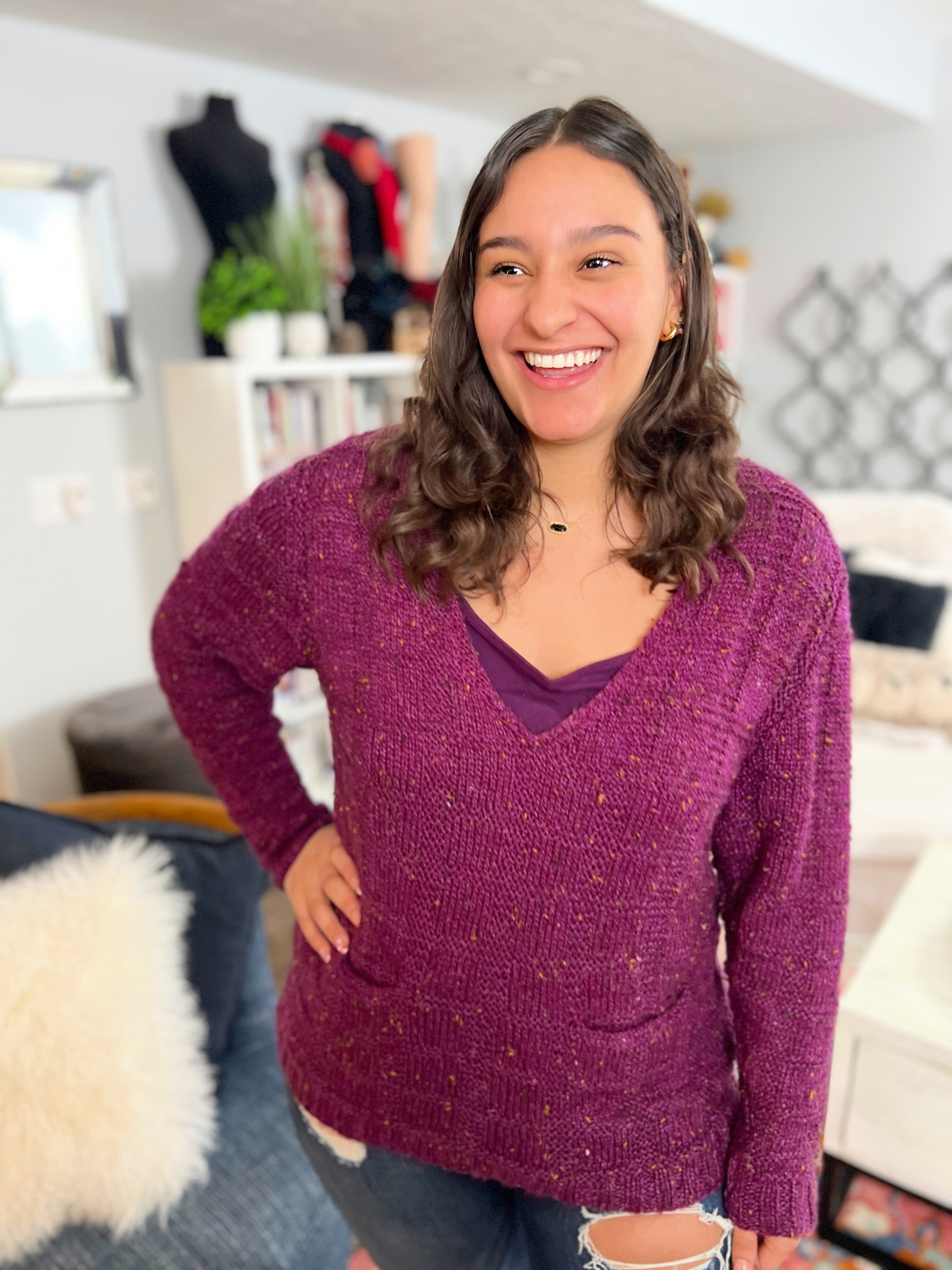 Paris Geller Knit Sweater Pattern