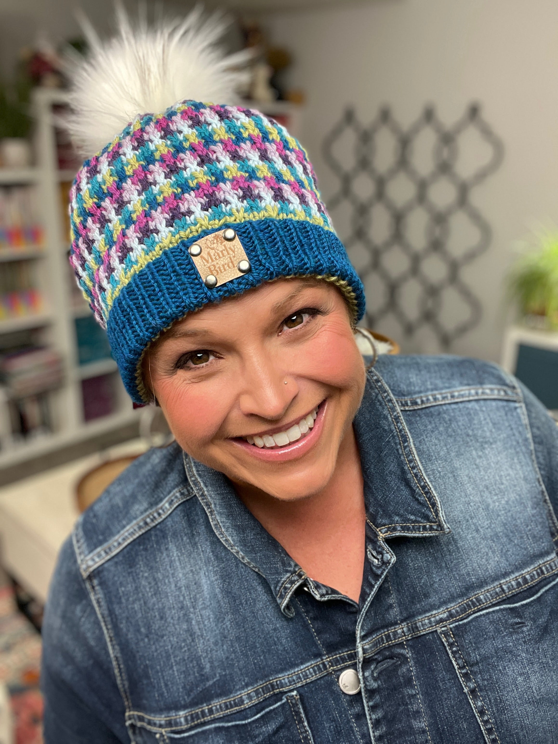 Pixel Pop Knit Hat Pattern