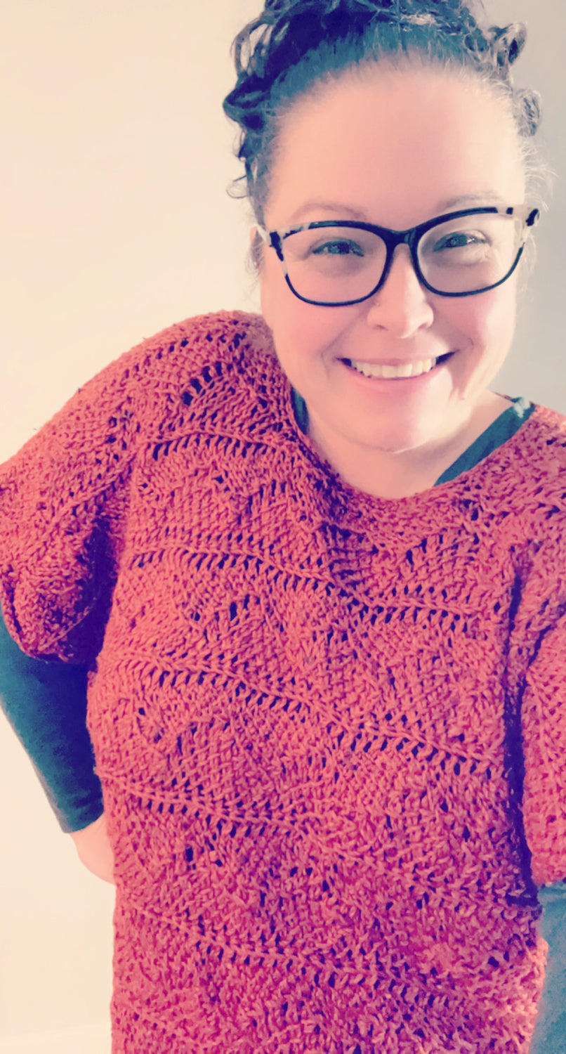 Poplar Tunisian Crochet Oversized Pullover Pattern by Marly Bird