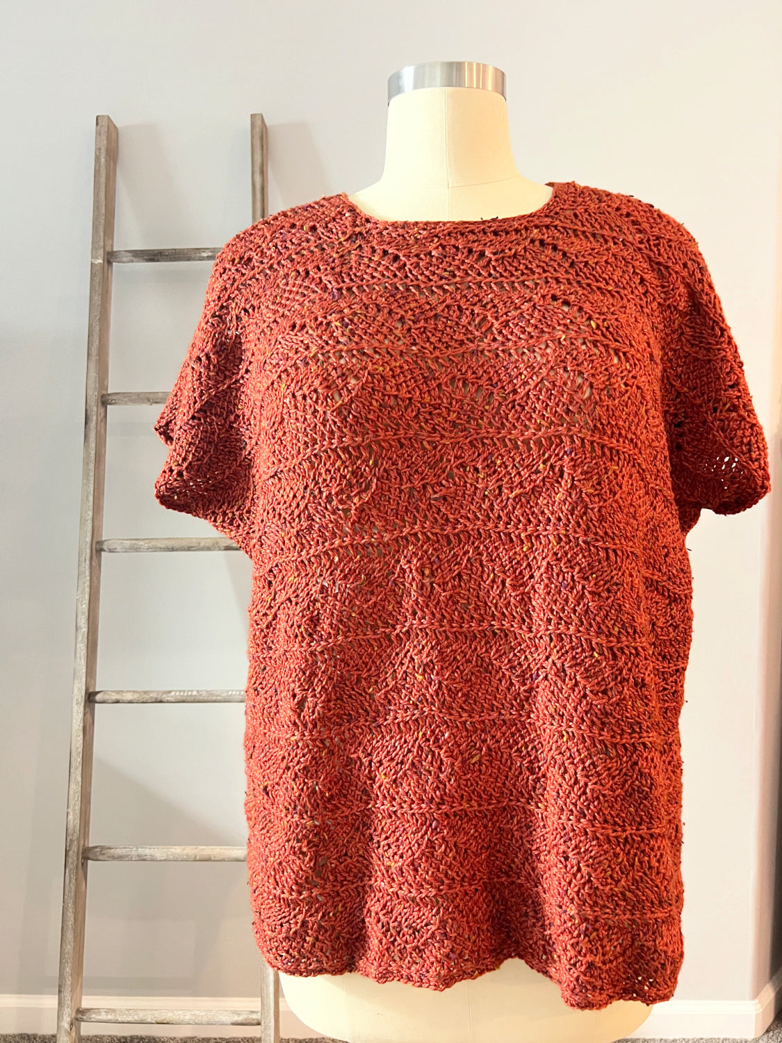 Poplar Tunisian Crochet Oversized Pullover Pattern by Marly Bird