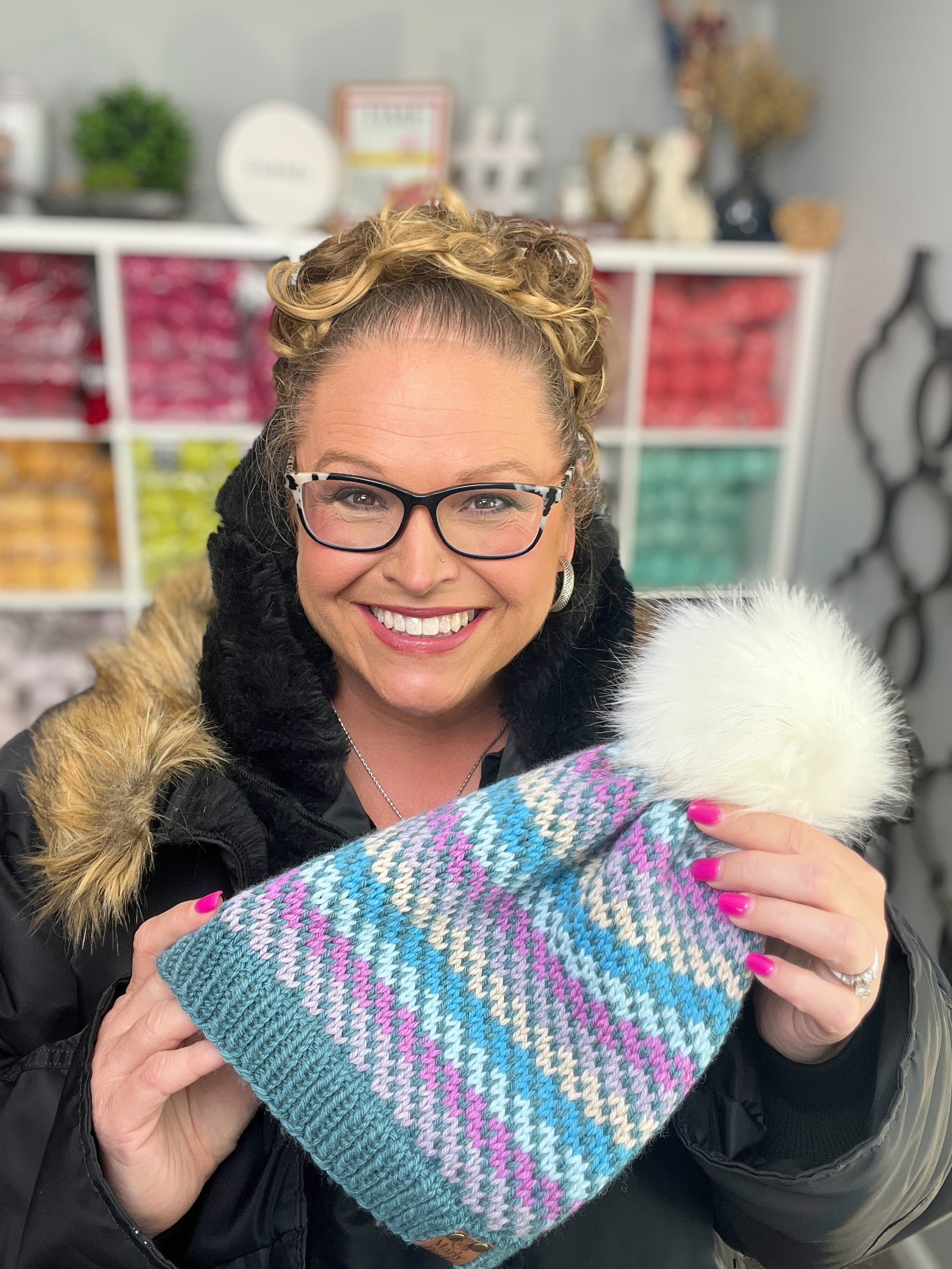 Prism Trail Knit Hat Pattern