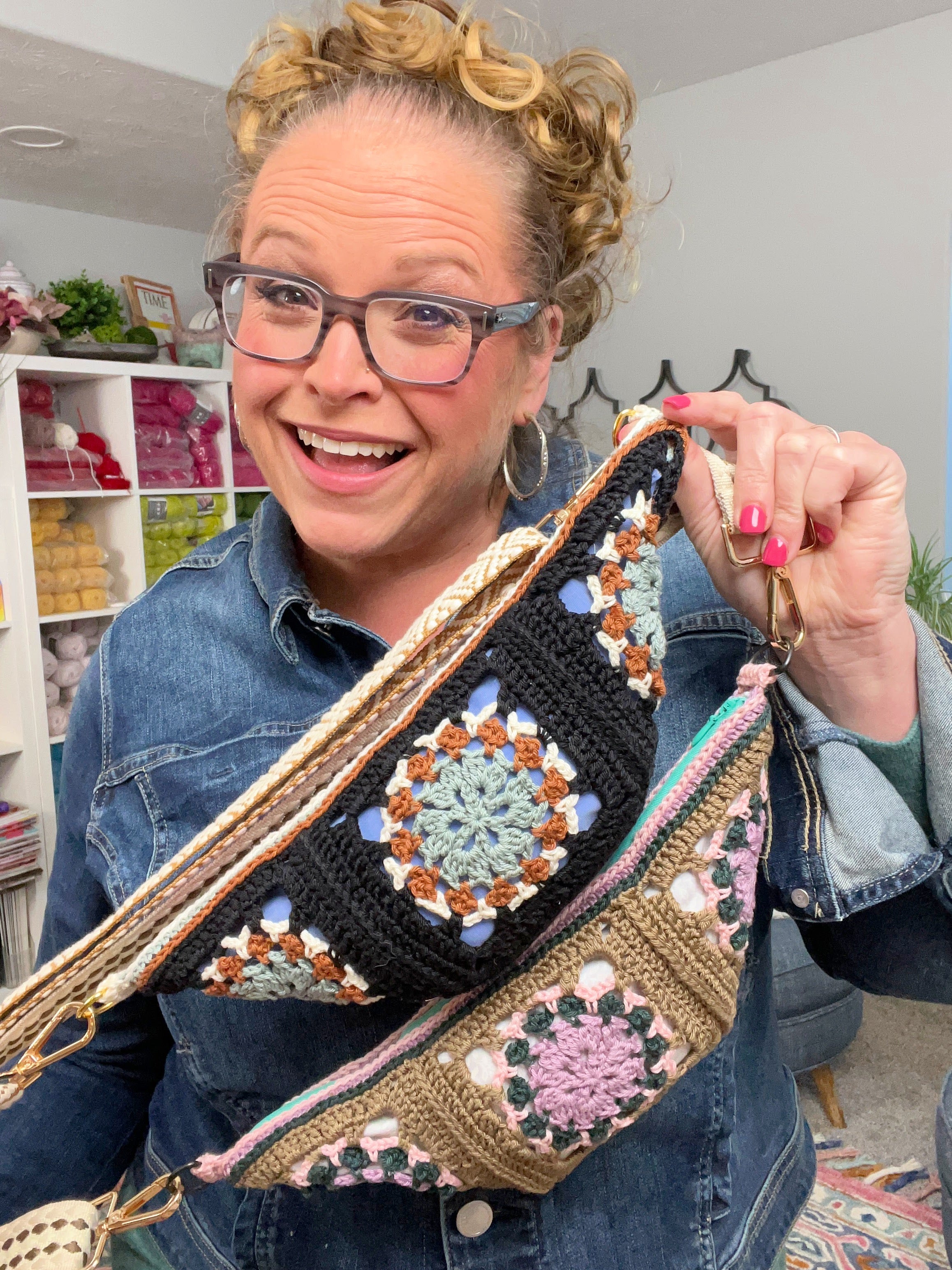 Ramble and Rue Crochet Crossbody Bum Bag Pattern