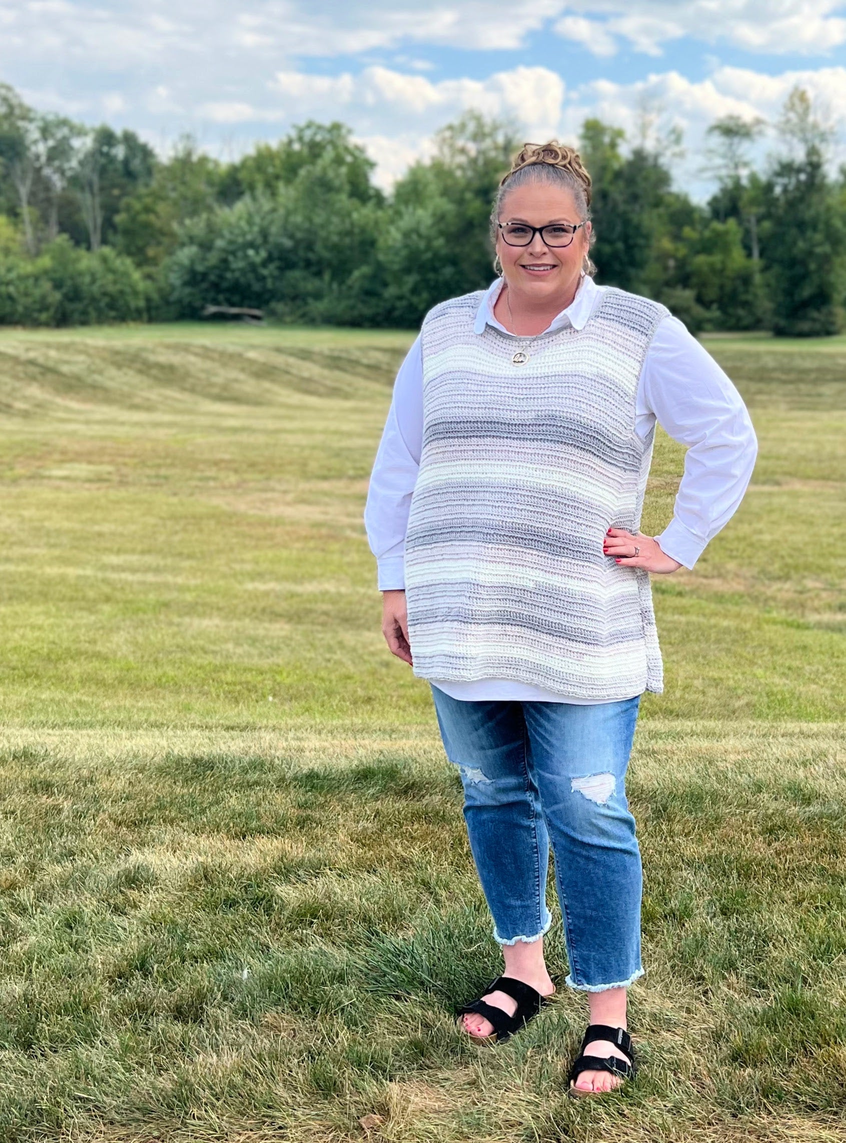 Stoney Creek Sleeveless Crochet Tee Pattern