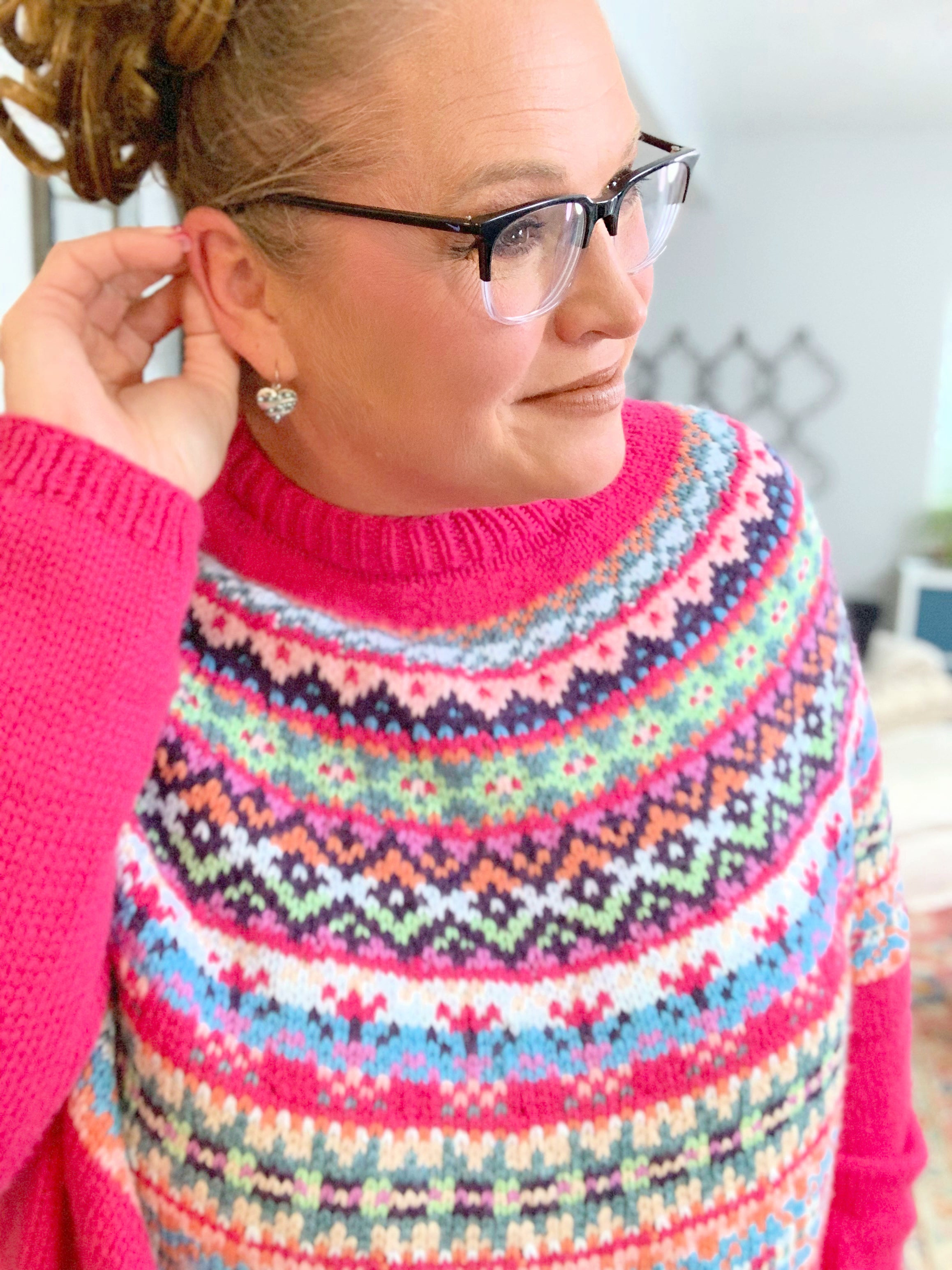 Prism Path Knit Swoncho Pattern by Marly Bird