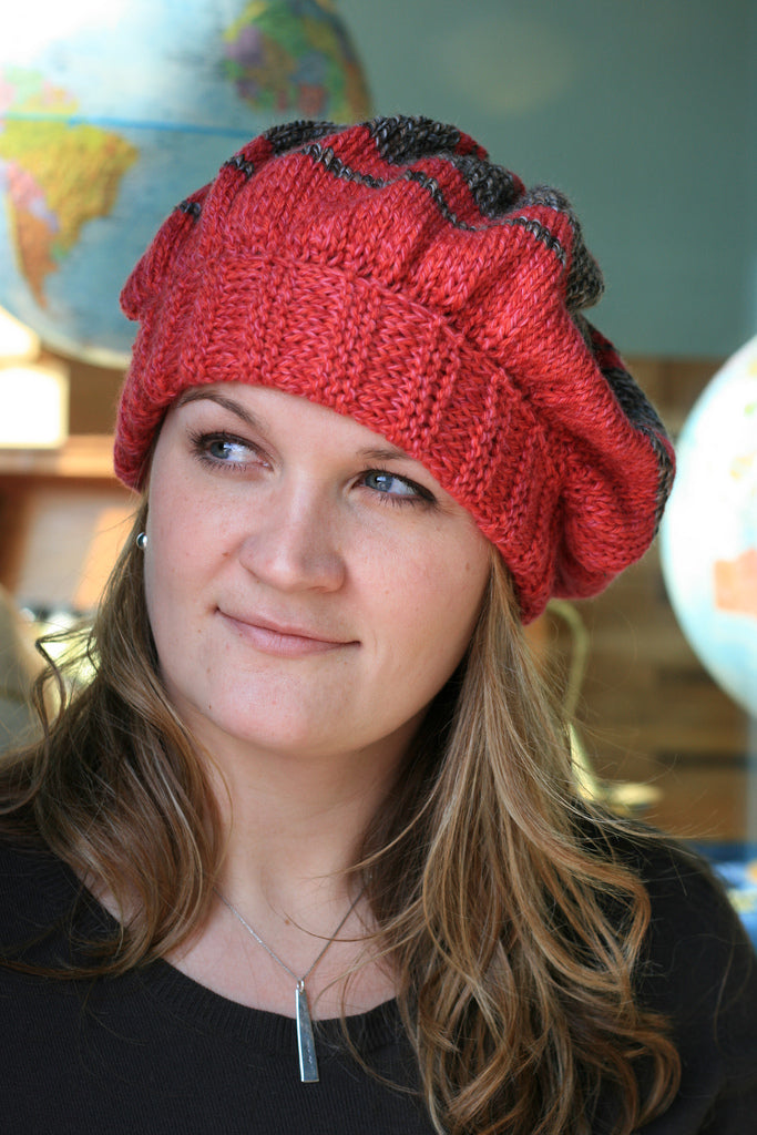 Ratatouille Slouchy Knit Hat Pattern