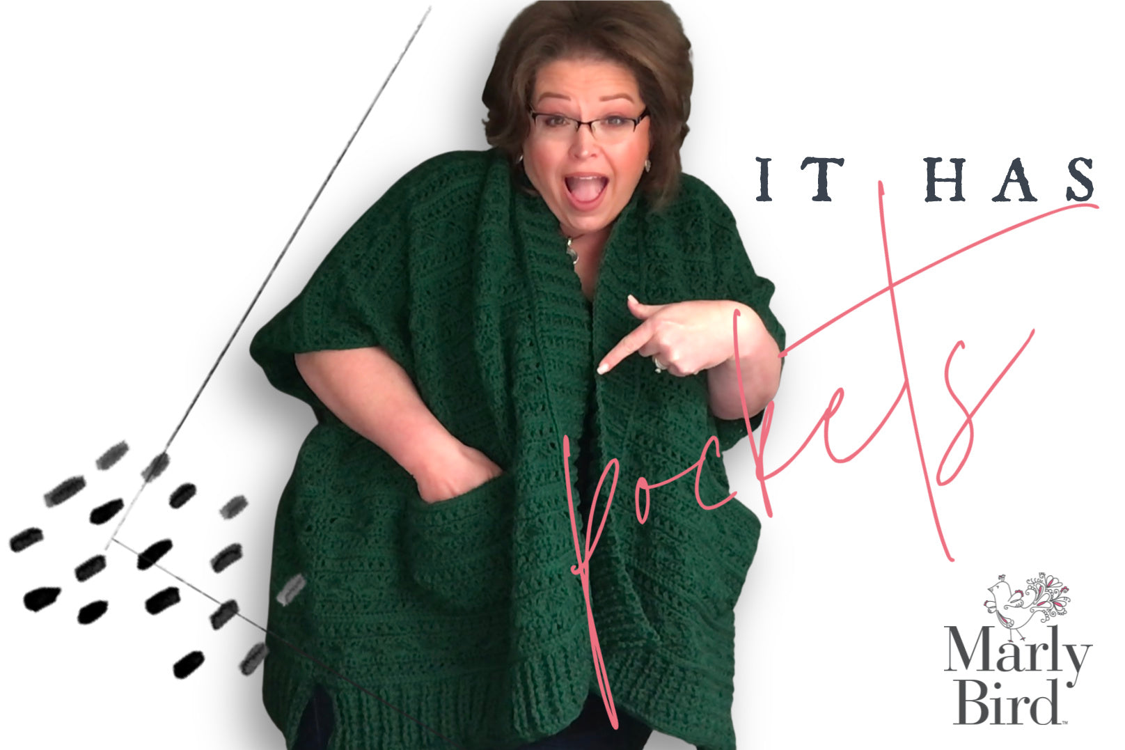 Creekside Crochet Ruana Pattern