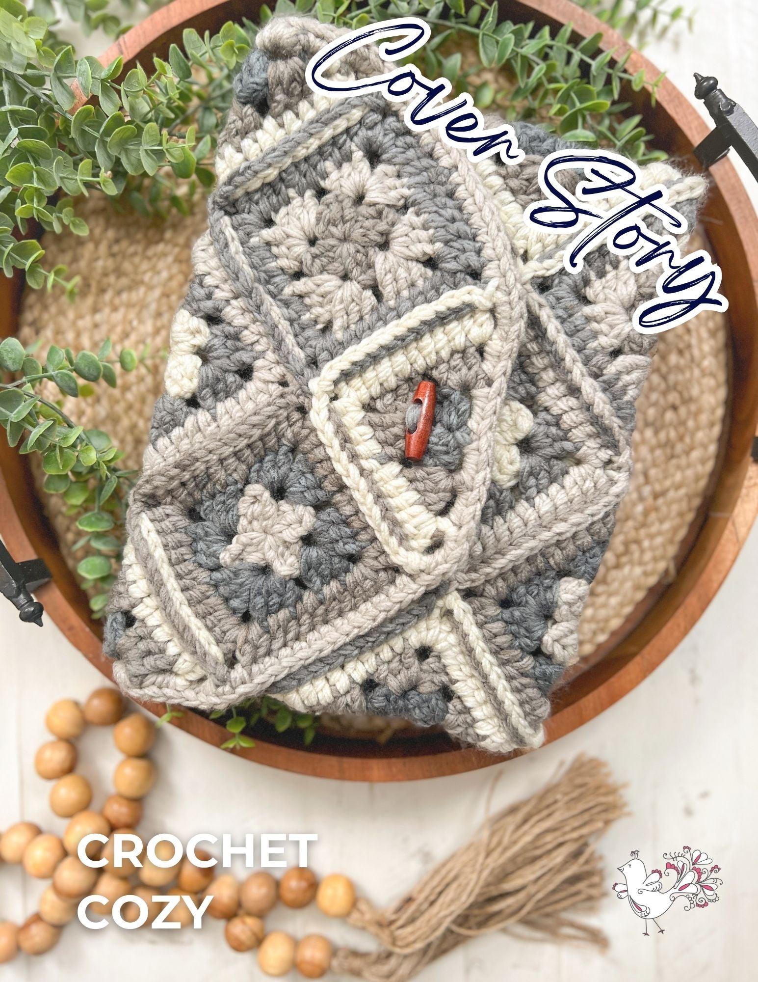 Cover Story Crochet Cozy Pattern - Book Cozy or IPad Cover