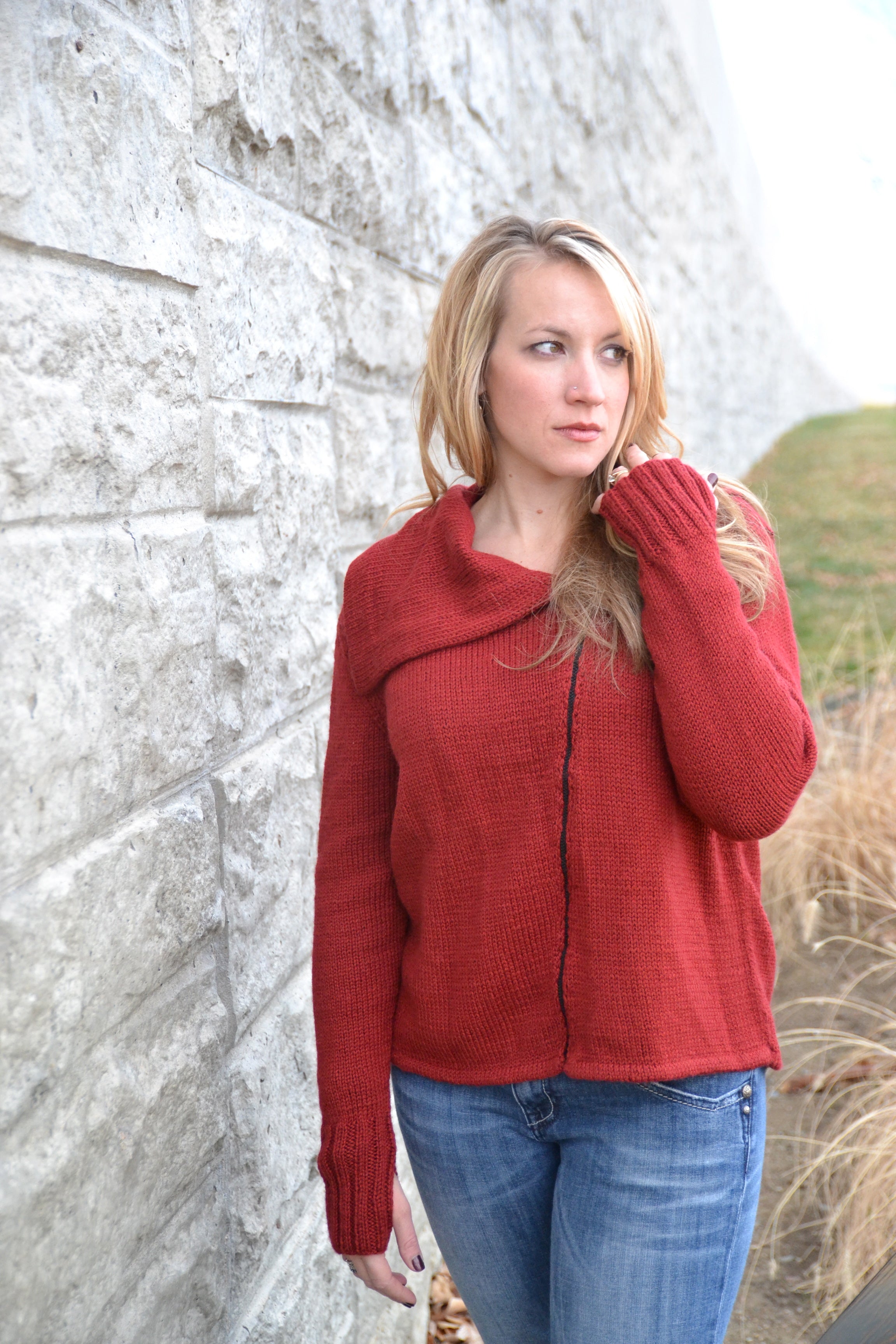 Elegantly Edgy Knit Jacket Pattern (PDF) – Modern Size-Inclusive Knit Jacket