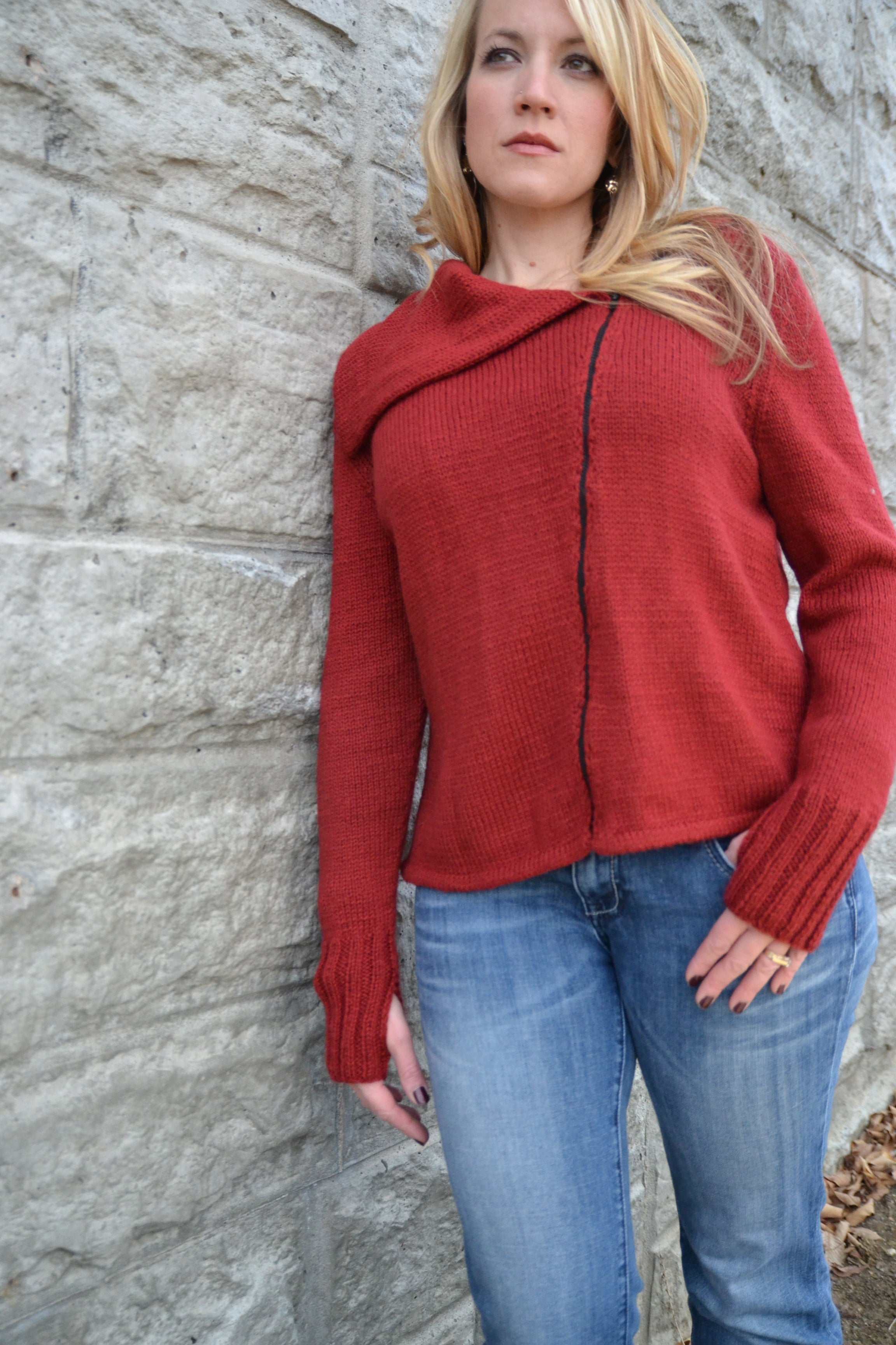 Elegantly Edgy Knit Jacket Pattern (PDF) – Modern Size-Inclusive Knit Jacket