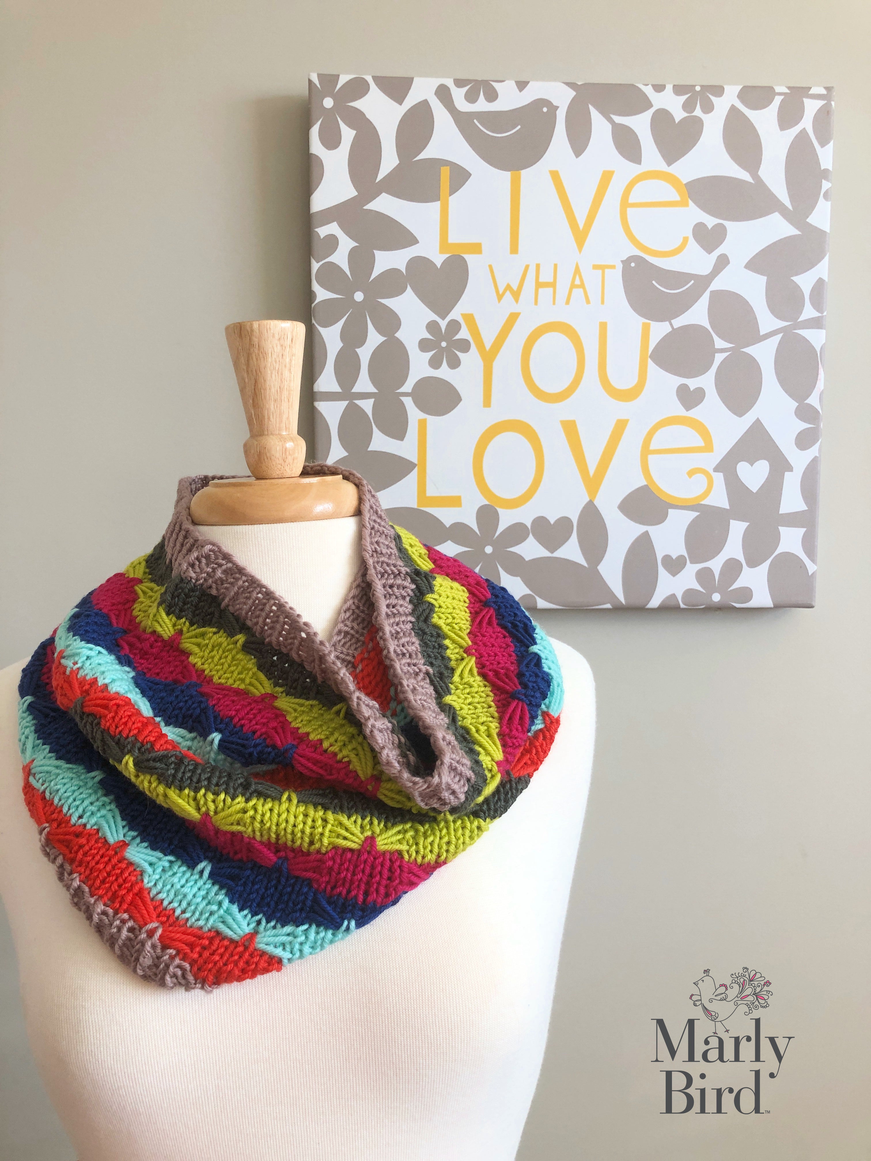 Afternoon Delight Knit Hat and Cowl Pattern Set | Great Yarn Stashbuster