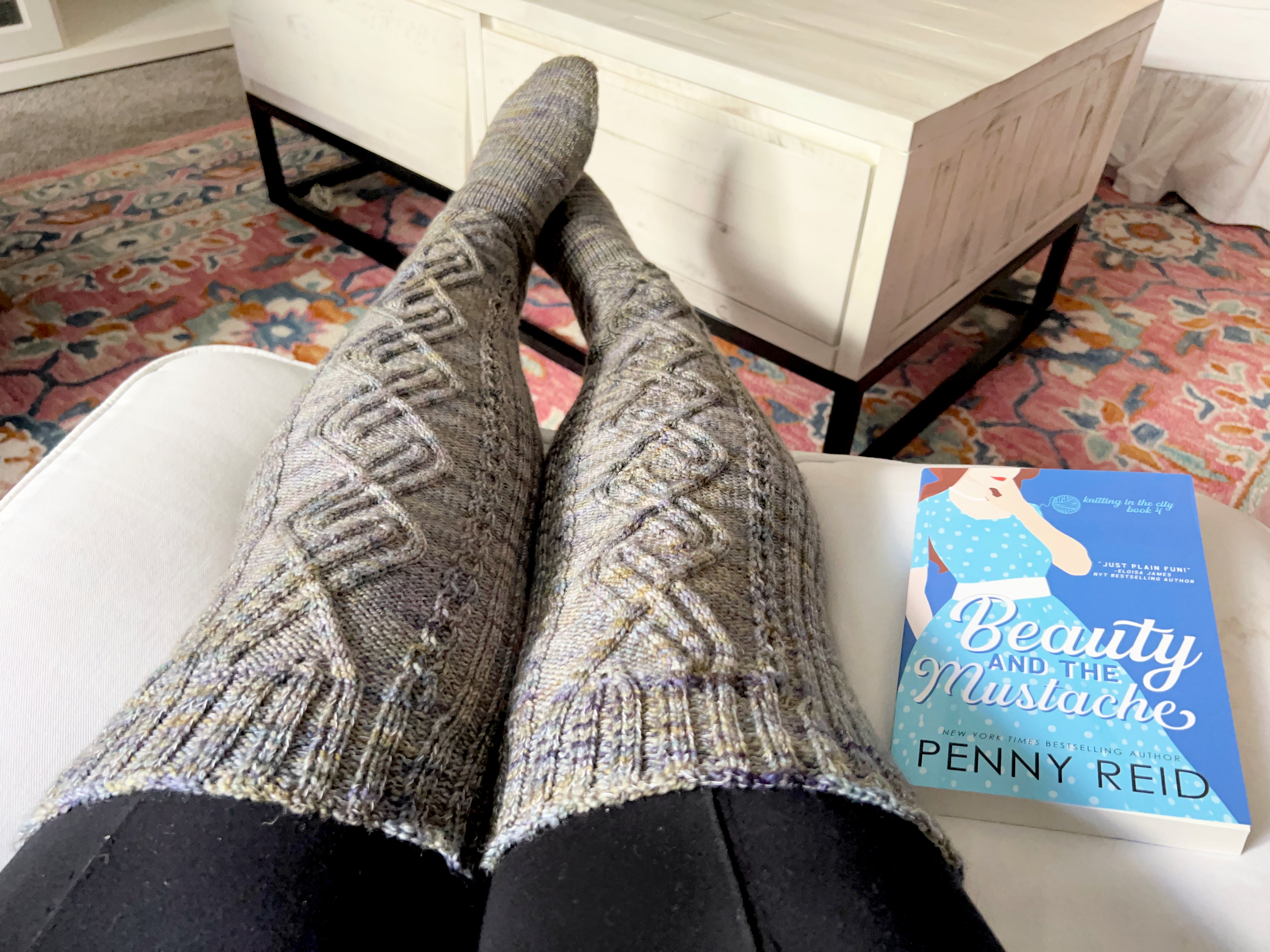 Appalachian Cozy Up Knit Thigh High Sock Pattern