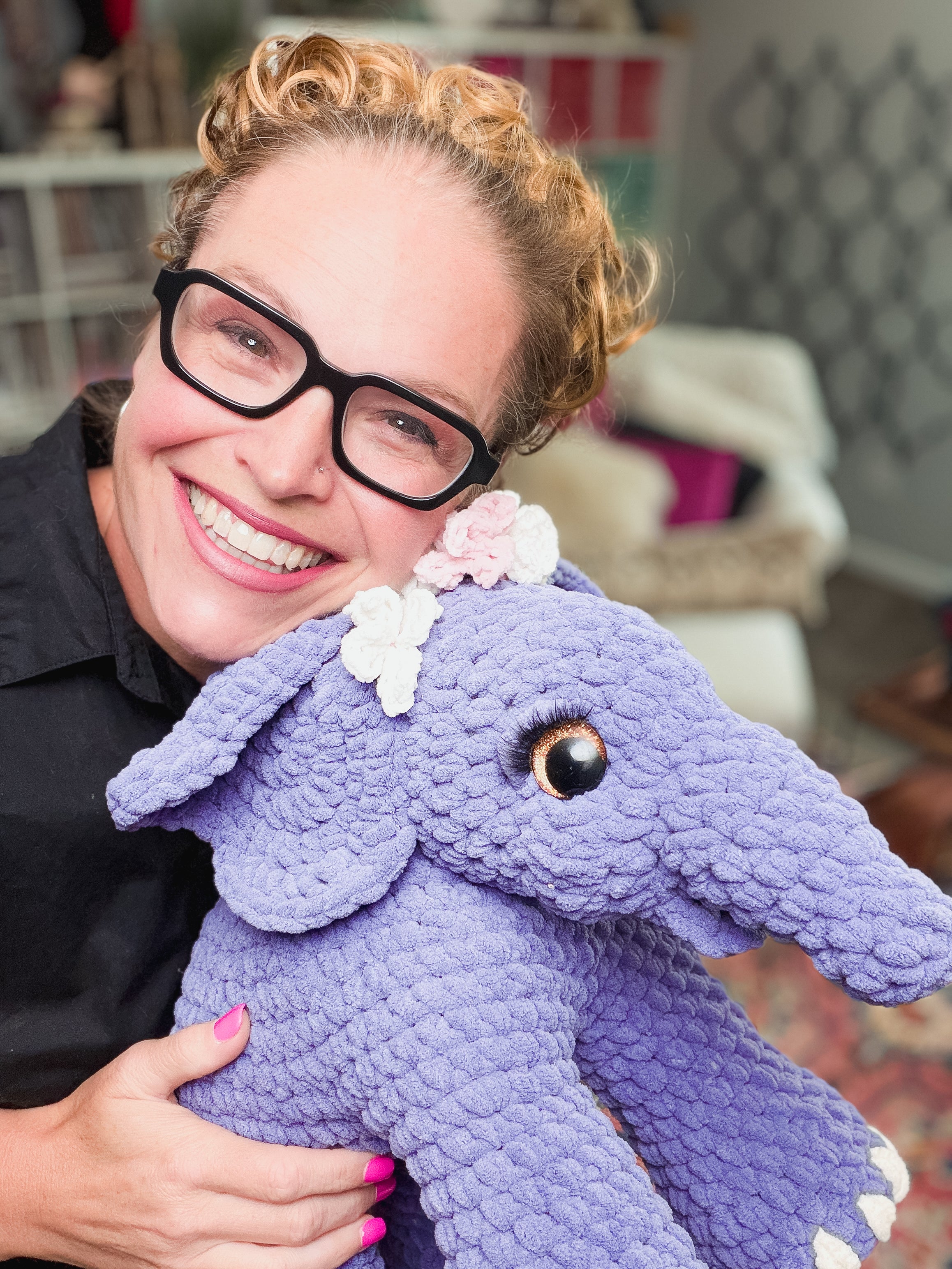 Blossom the Crochet Elephant — Ad-Free PDF Pattern