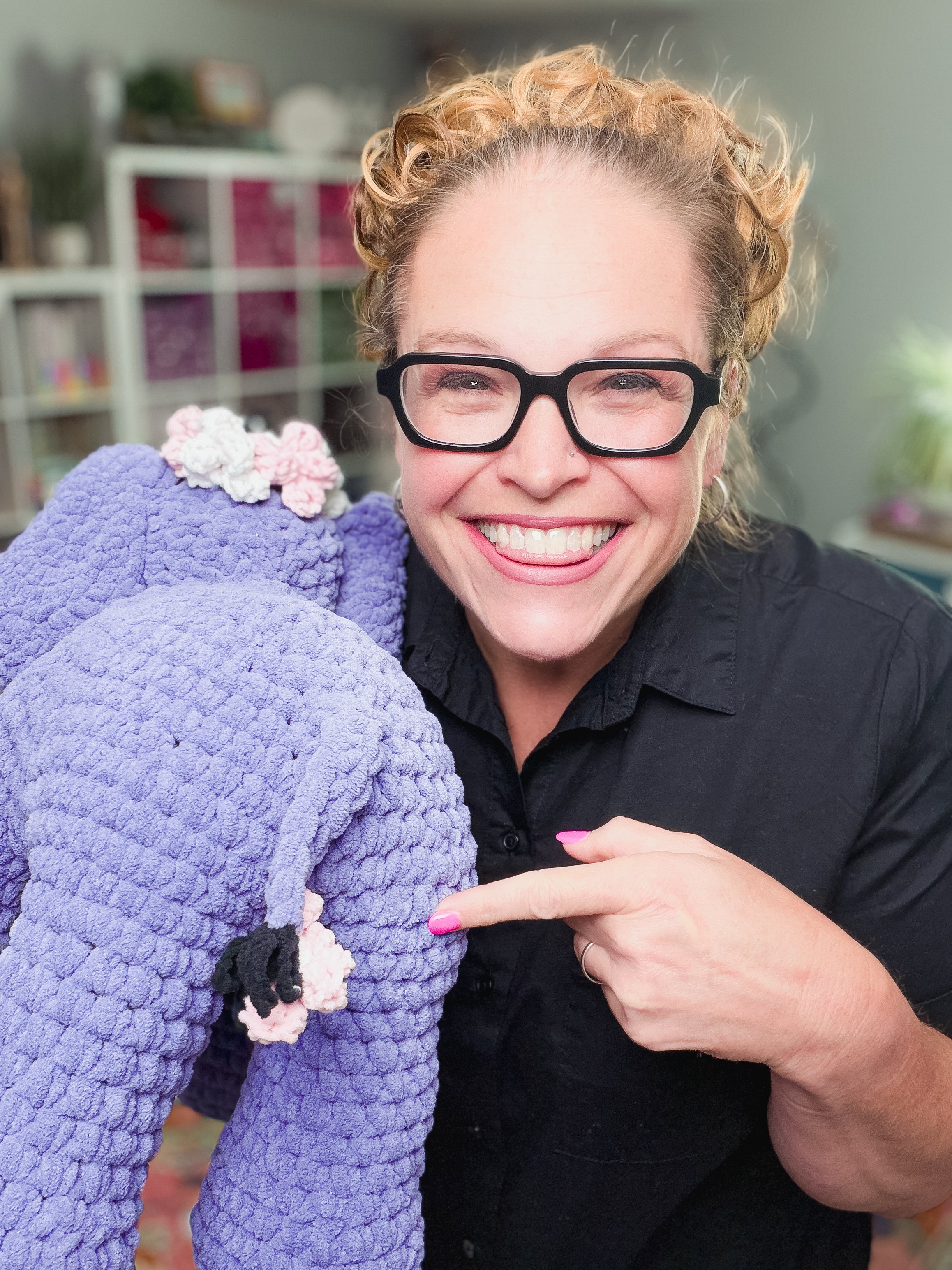 Blossom the Crochet Elephant — Ad-Free PDF Pattern