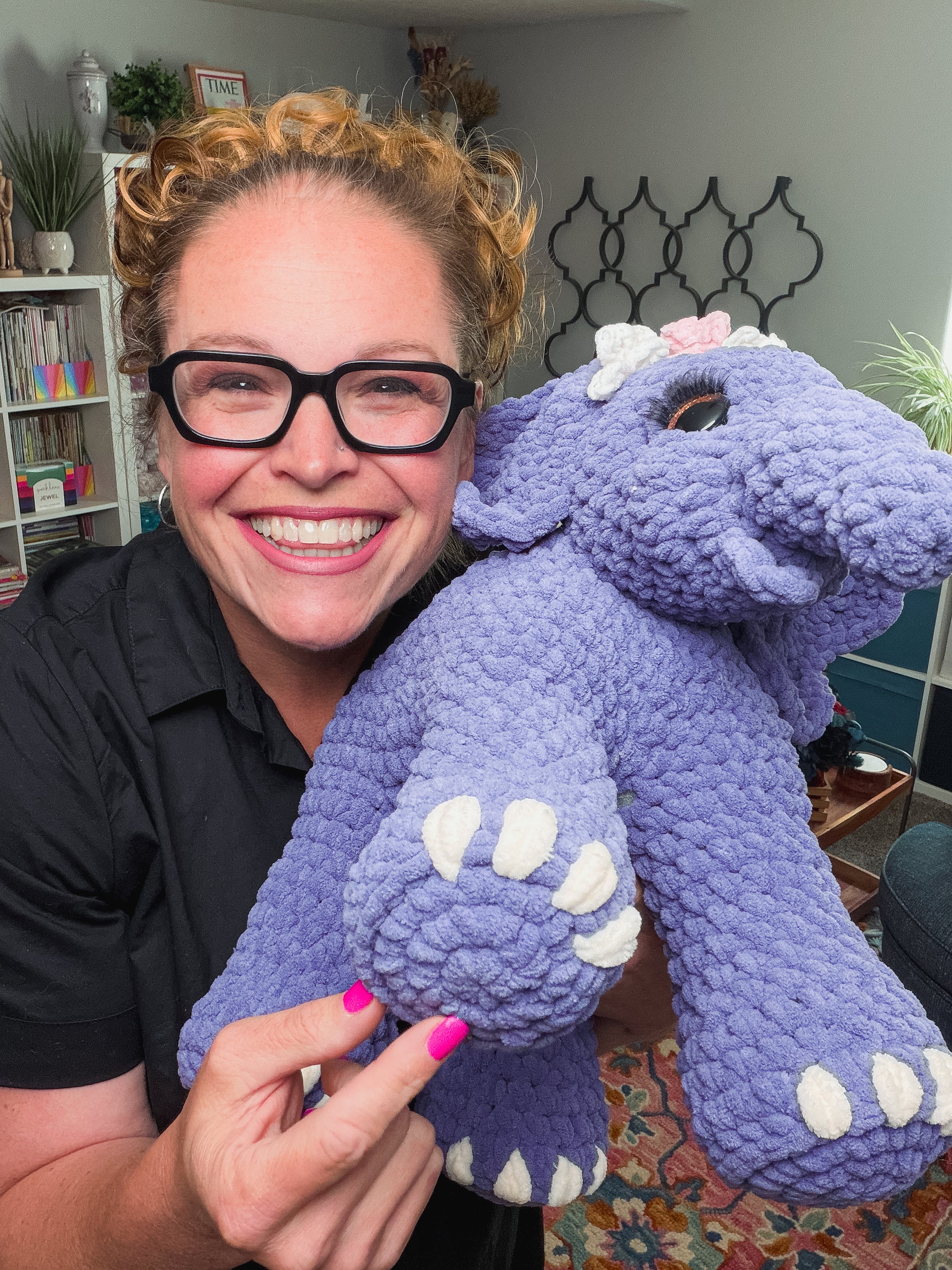 Blossom the Crochet Elephant — Ad-Free PDF Pattern