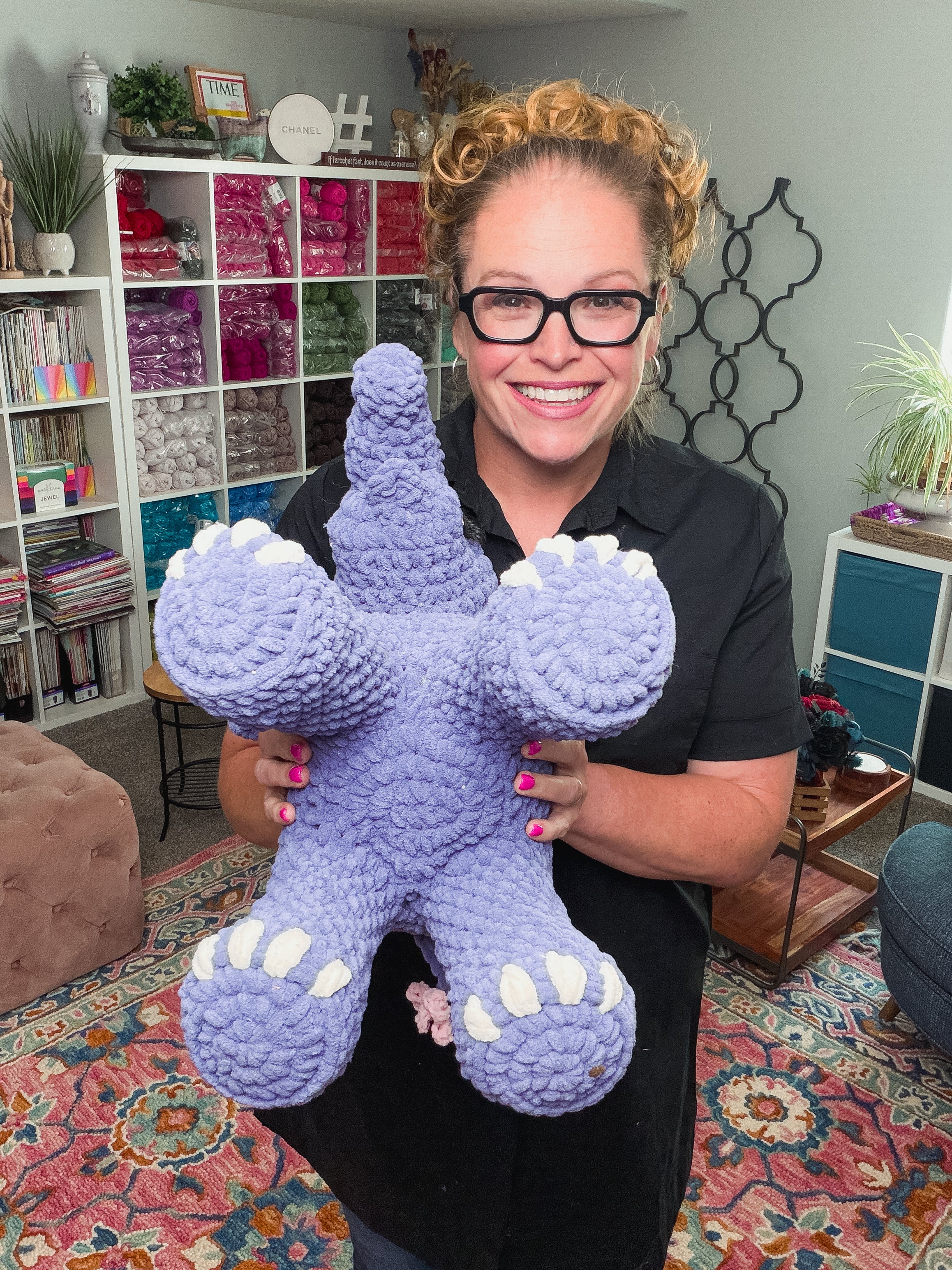 Blossom the Crochet Elephant — Ad-Free PDF Pattern