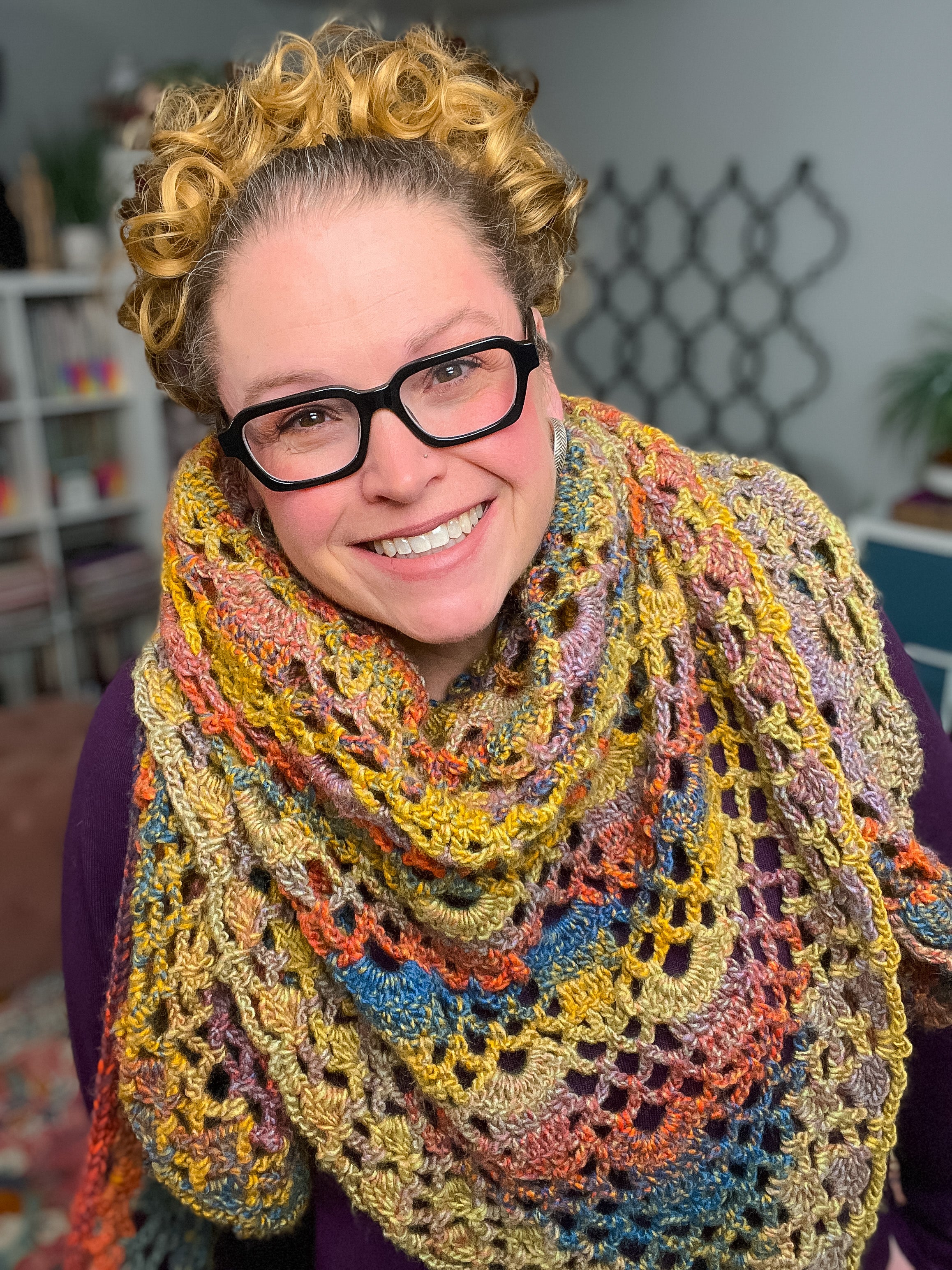 Boothbay Harbor Crochet Shawl Pattern