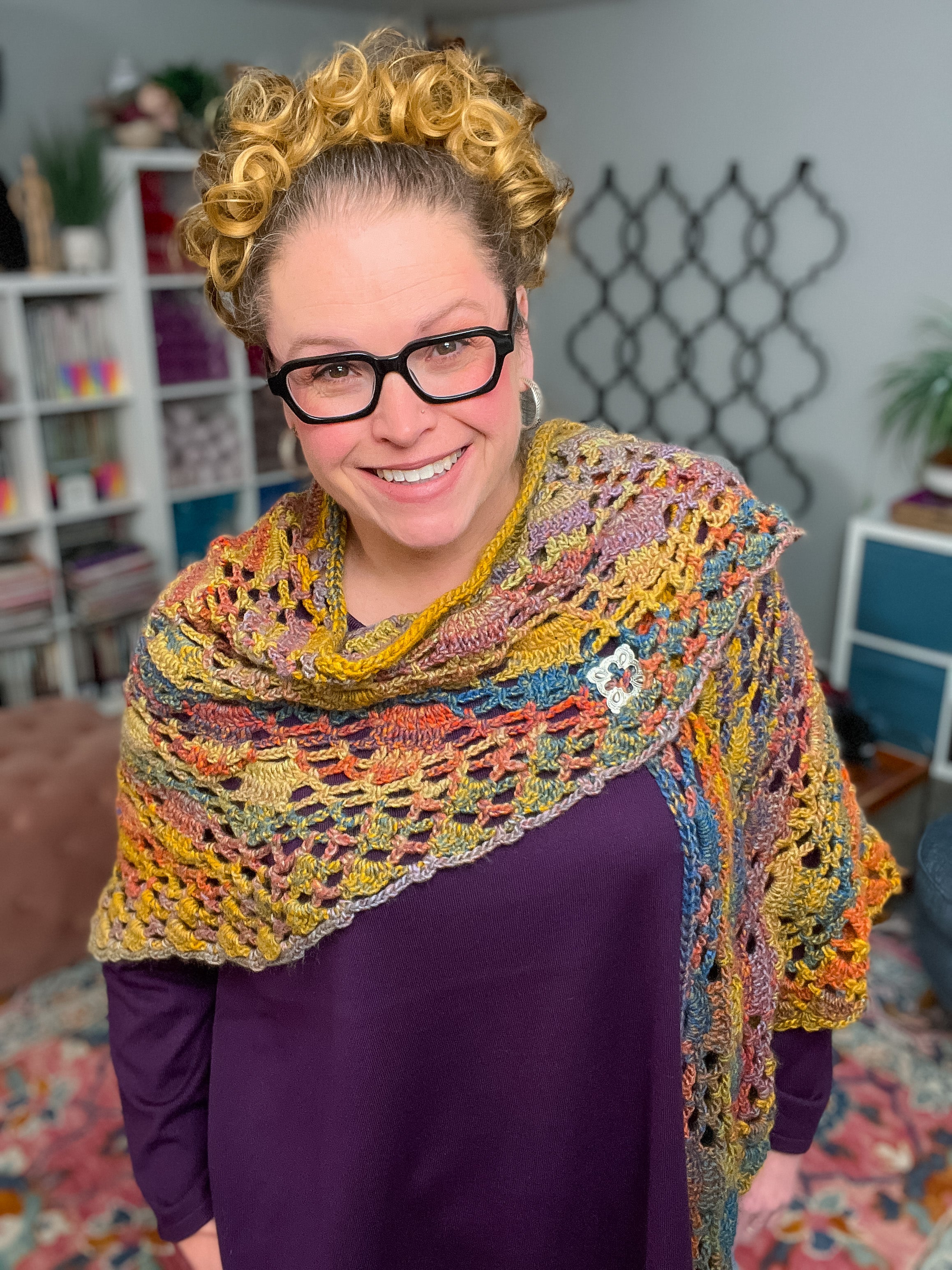 Boothbay Harbor Crochet Shawl Pattern
