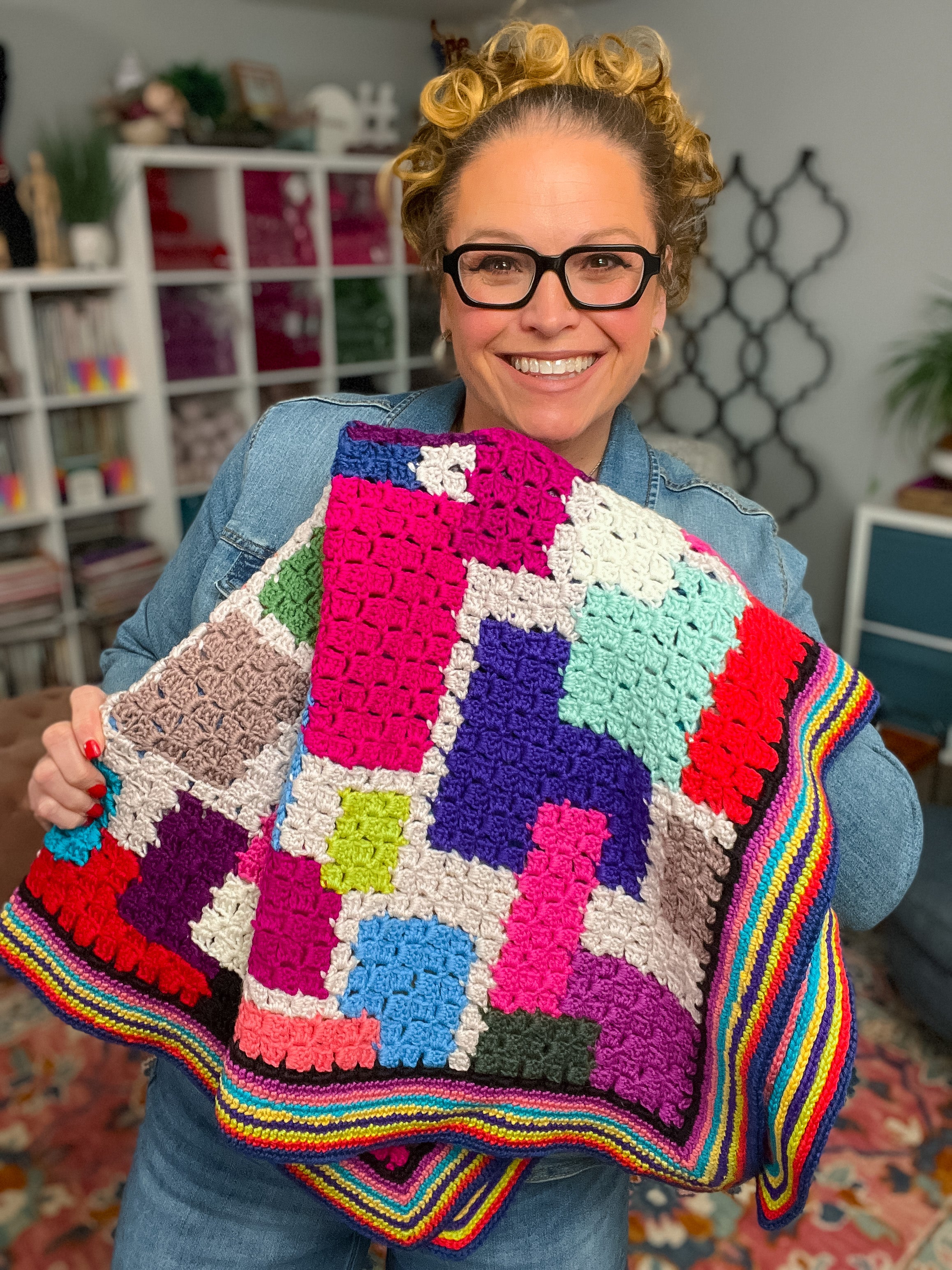 Day Dream C2C Crochet Blanket Pattern | Corner to Corner Throw