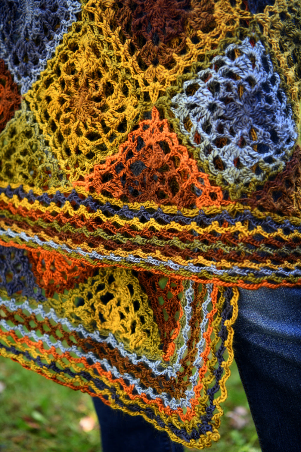 Enchanted Crochet Motif Shawl Pattern