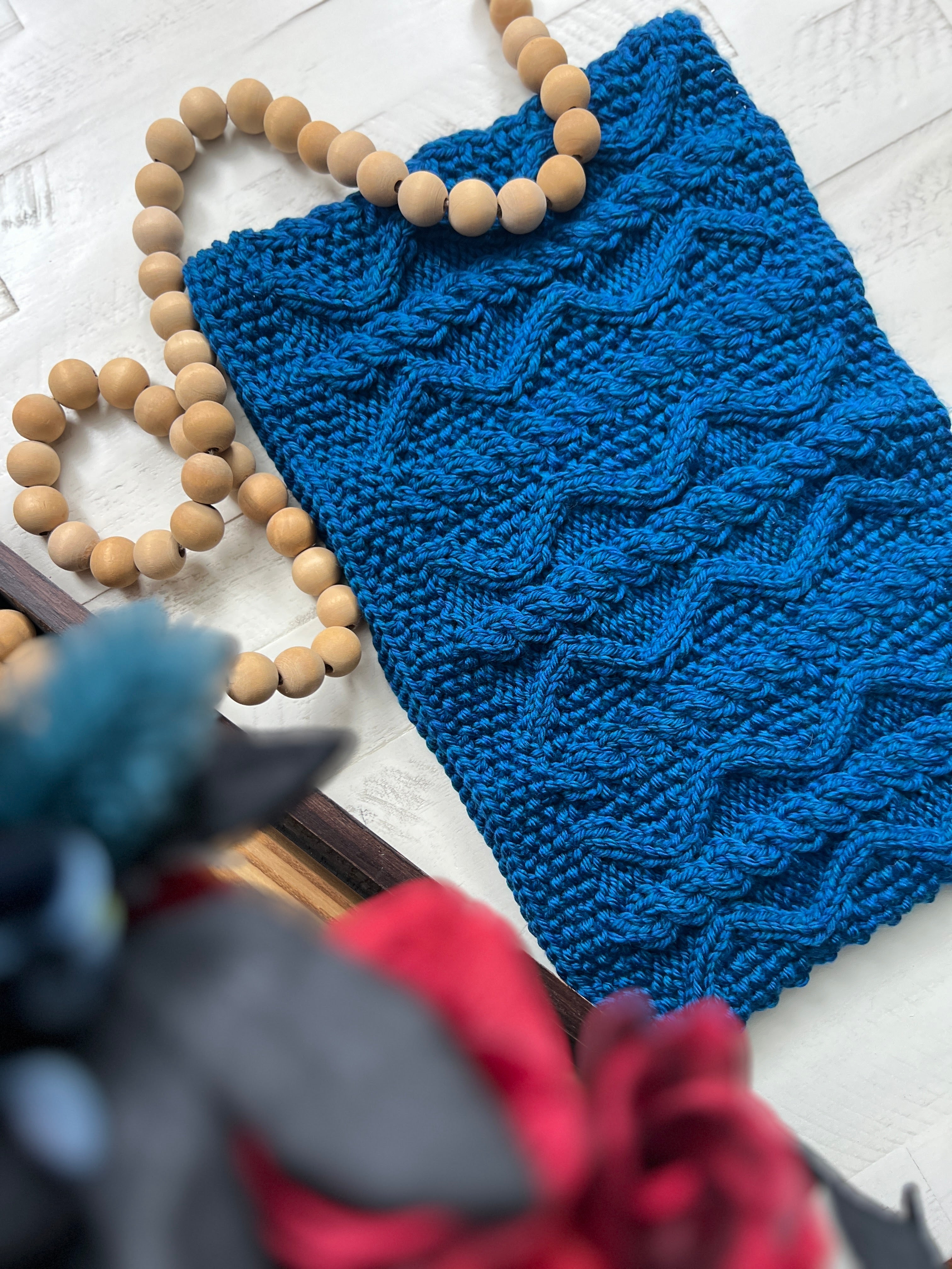 Fairhope Cable Knit Cowl Pattern PDF