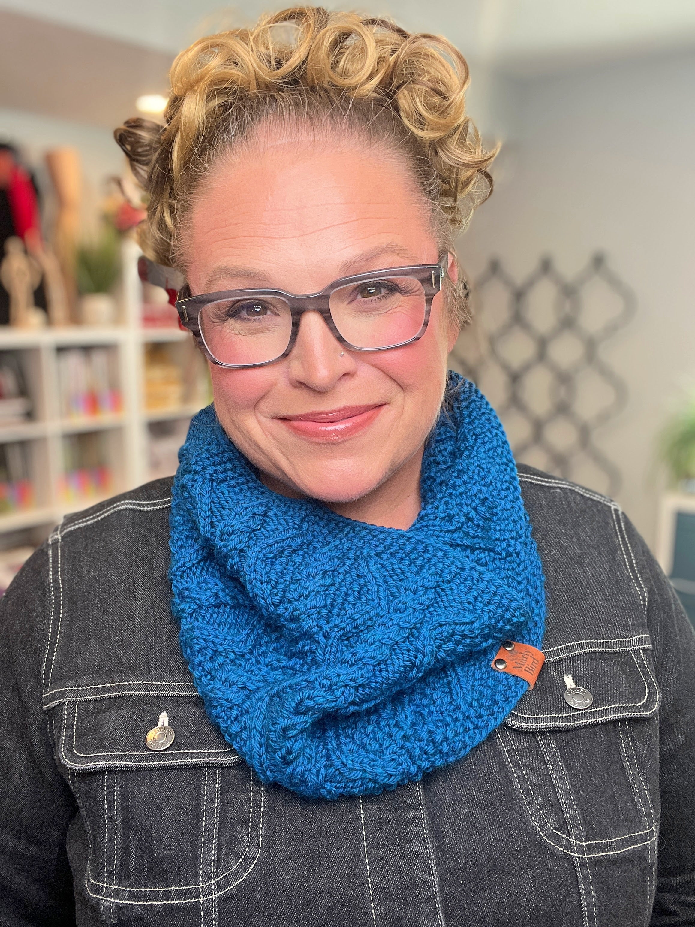 Fairhope Cable Knit Cowl Pattern PDF
