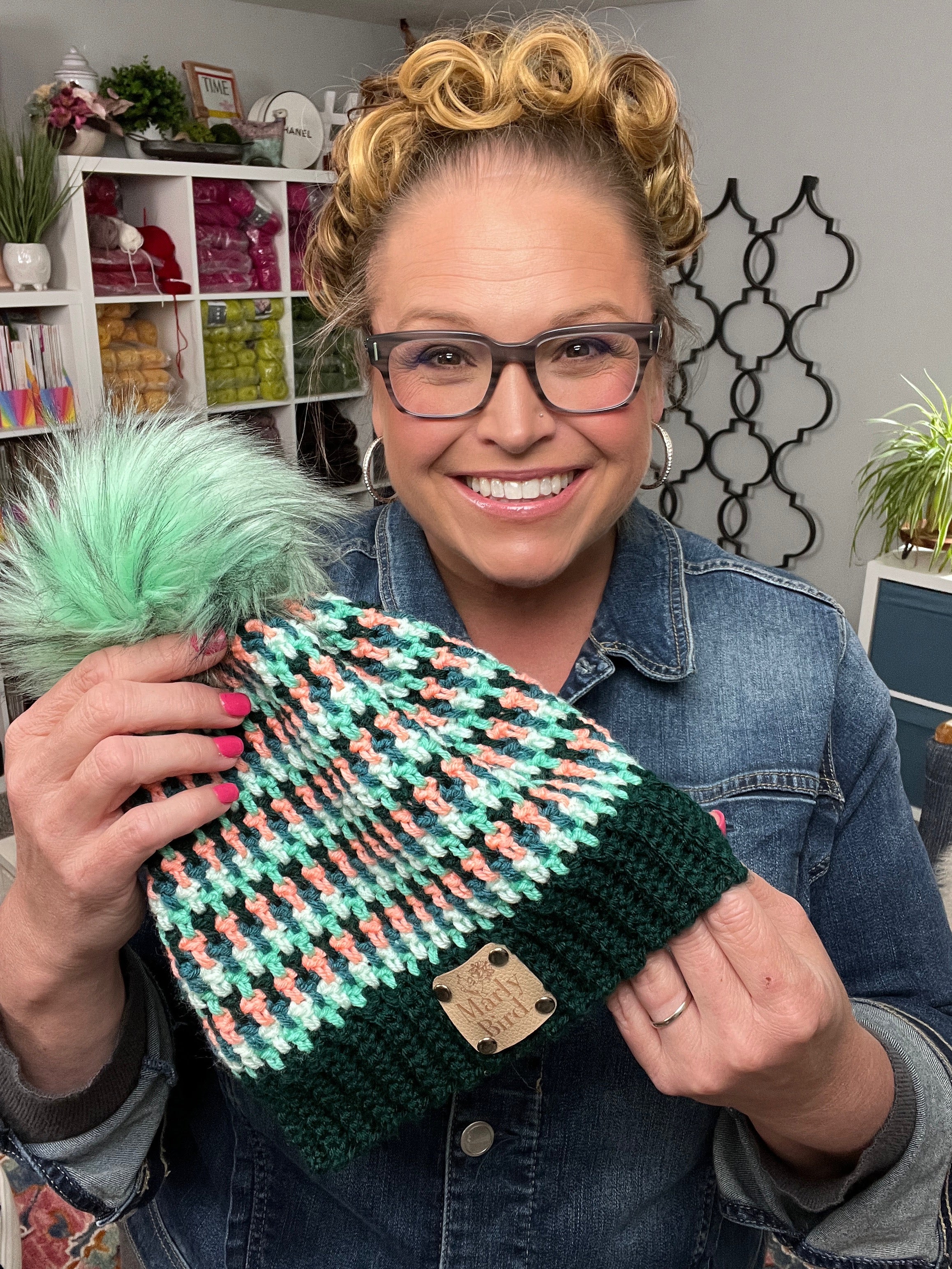 Flicker and Flash Crochet Hat Pattern