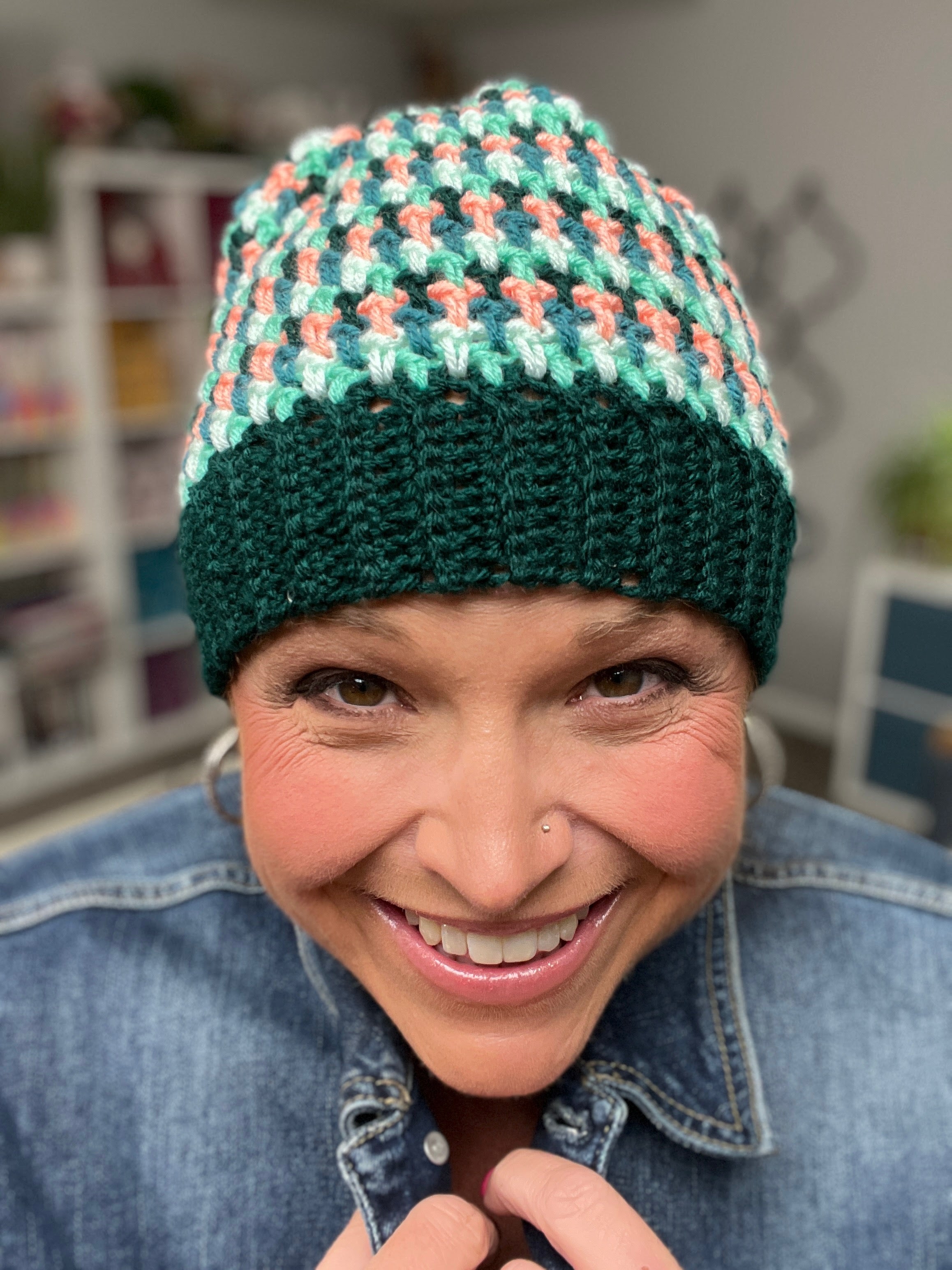 Flicker and Flash Crochet Hat Pattern