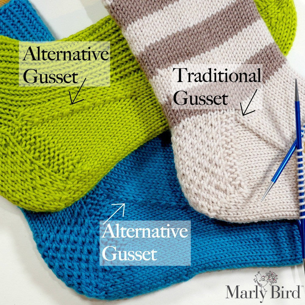 Hygge Stripe Knit Sock Pattern (PDF) || Easy Beginner Knit Sock