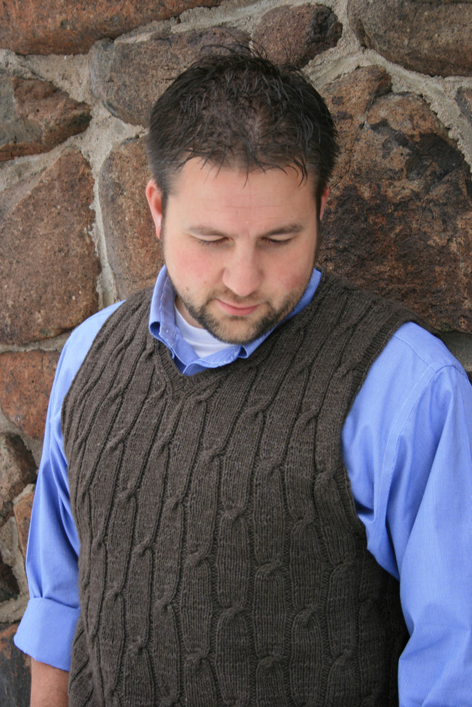 JB Knit V-Neck Vest Pattern