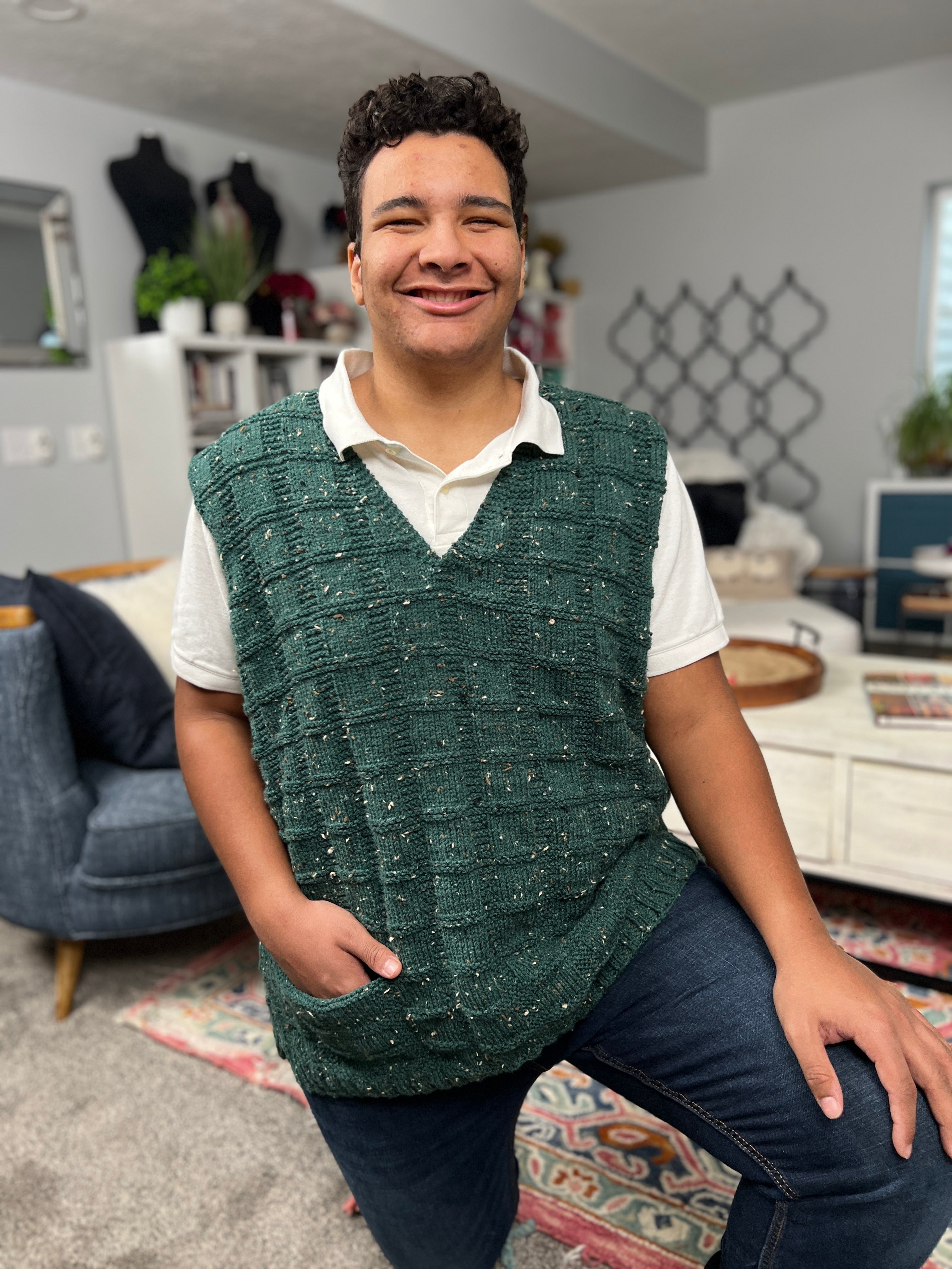 Jackson Knit Sweater Vest Pattern