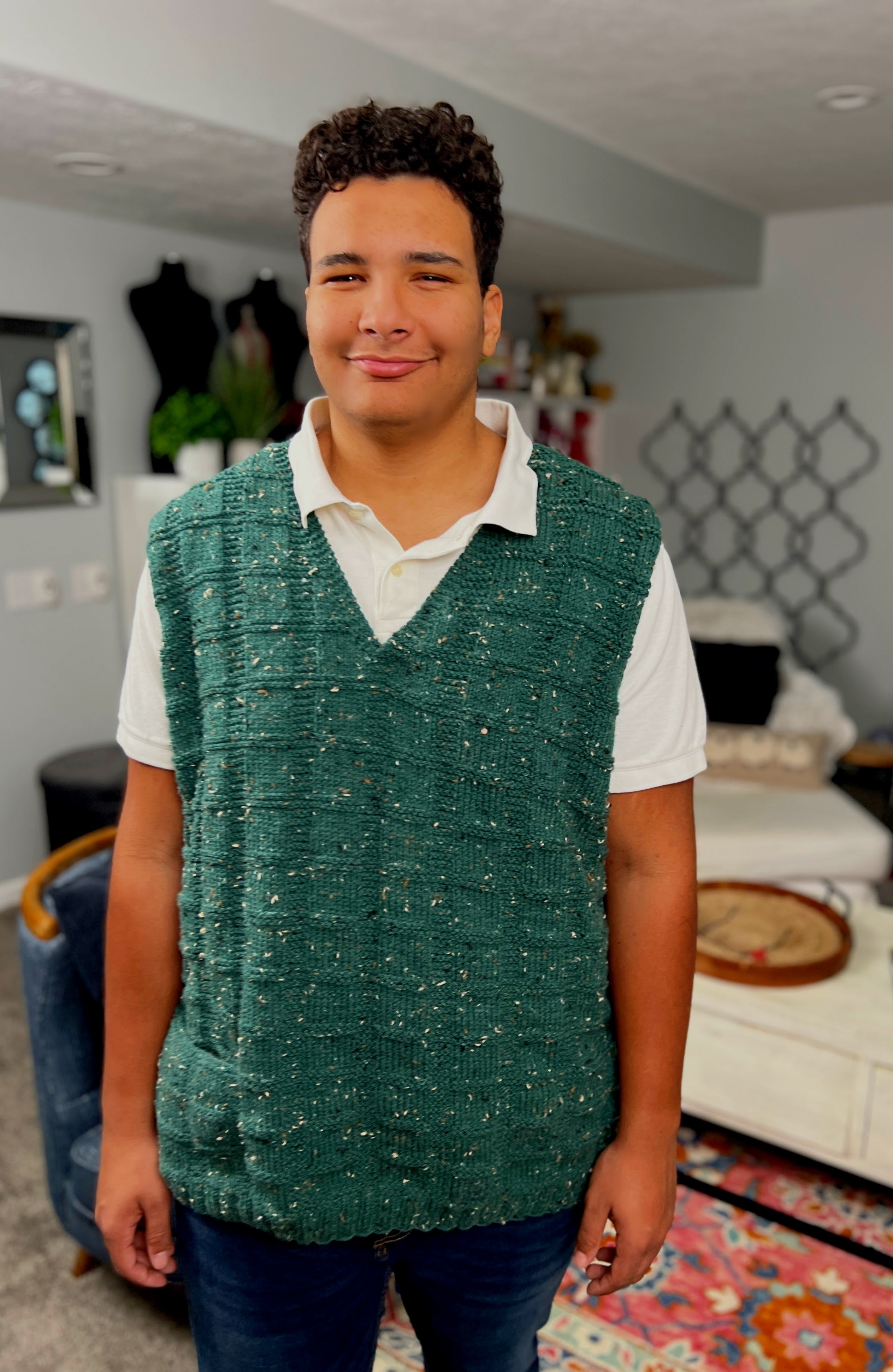 Jackson Knit Sweater Vest Pattern
