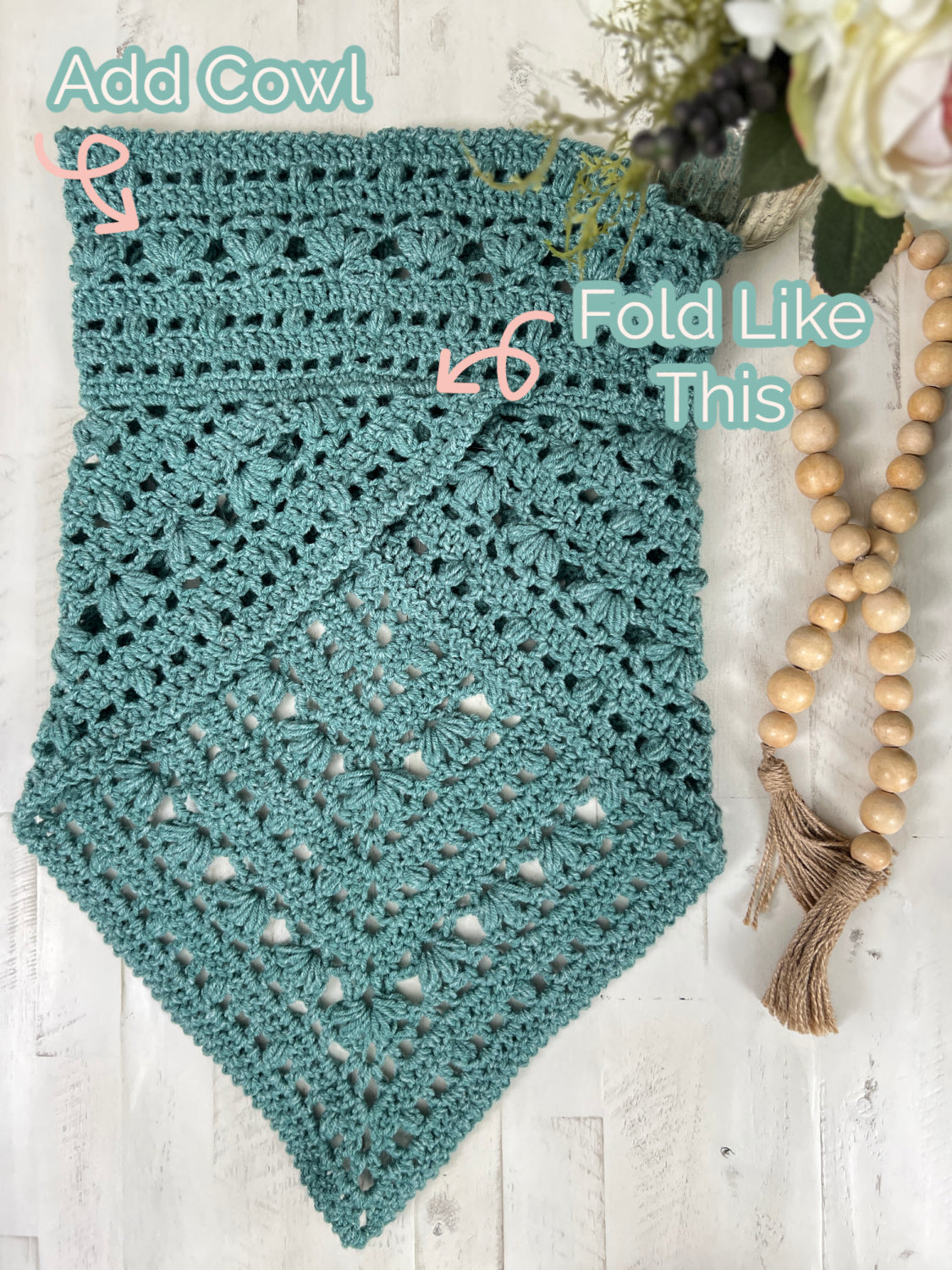 Kembleford Crochet Bandana Cowl Pattern