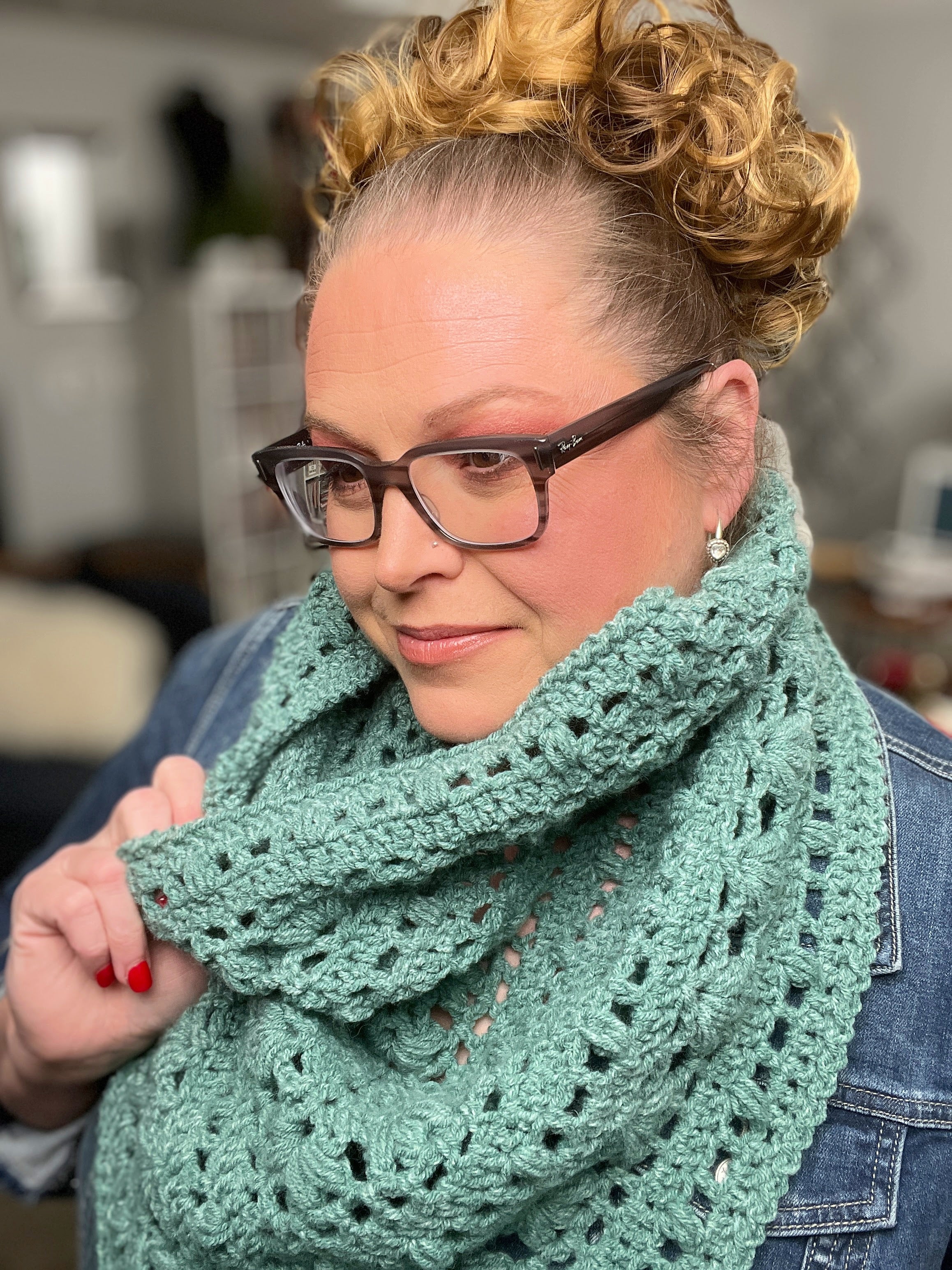 Kembleford Crochet Bandana Cowl Pattern