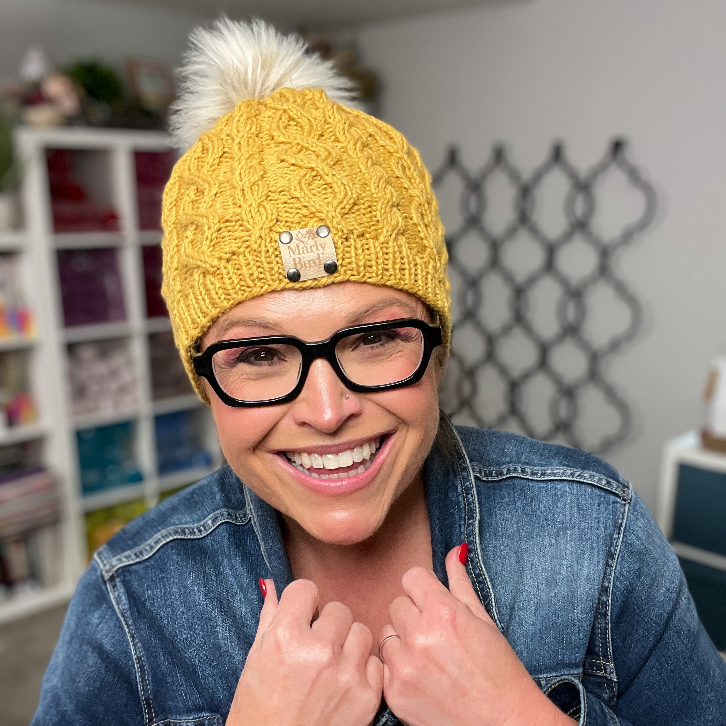 Keystone Cable Knit Hat Pattern - PDF