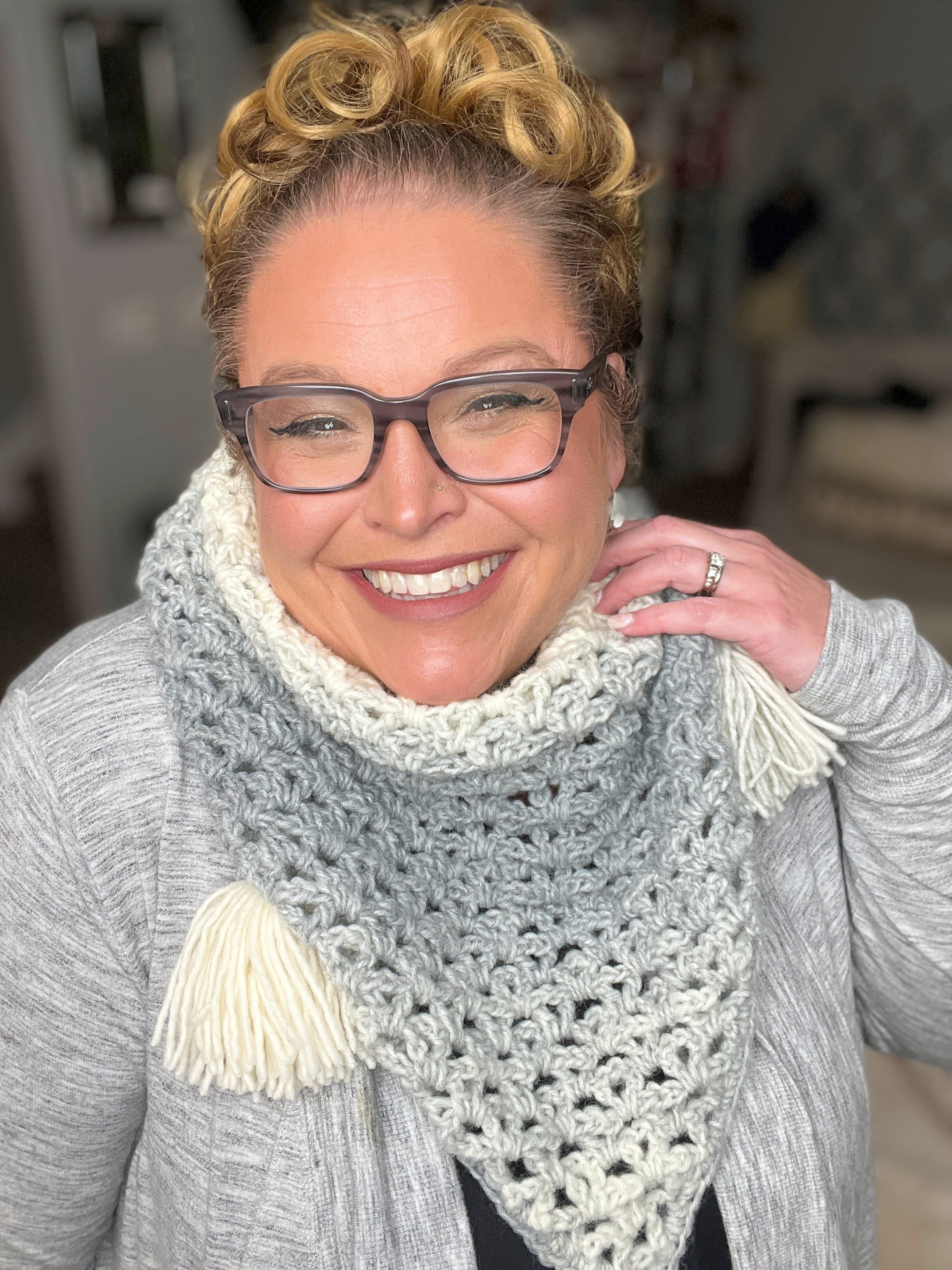 Late Nite Crochet Shawl Pattern – Relaxing Beginner Crochet Wrap