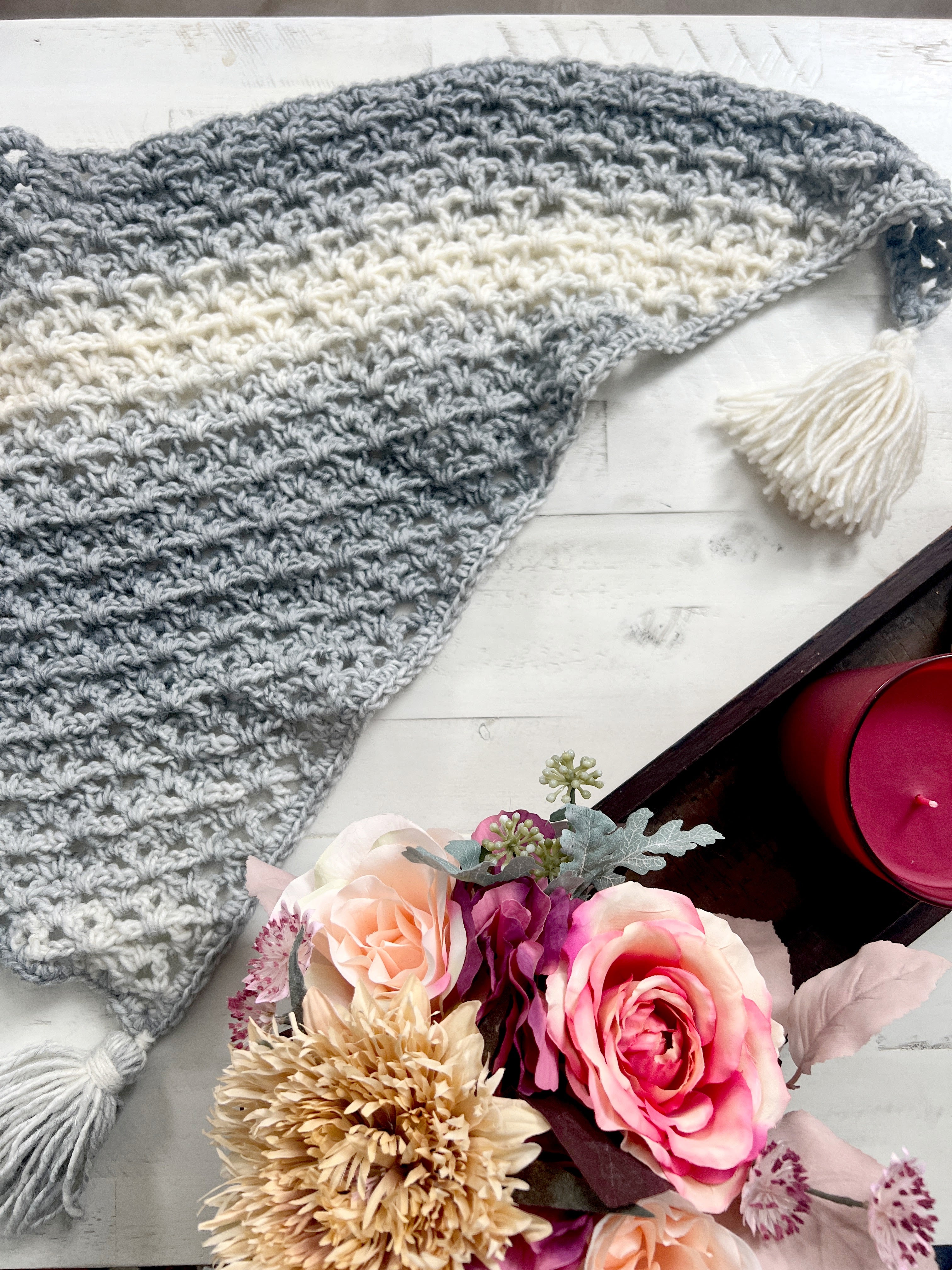 Late Nite Crochet Shawl Pattern – Relaxing Beginner Crochet Wrap