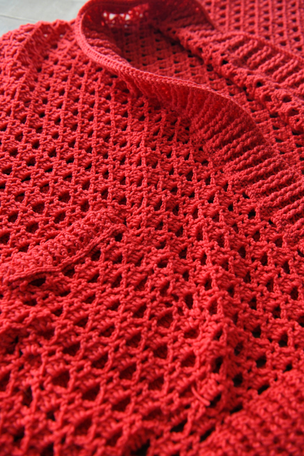 Lyvia Crochet Ruana Pattern (PDF) | Crochet Cardigan with Pockets