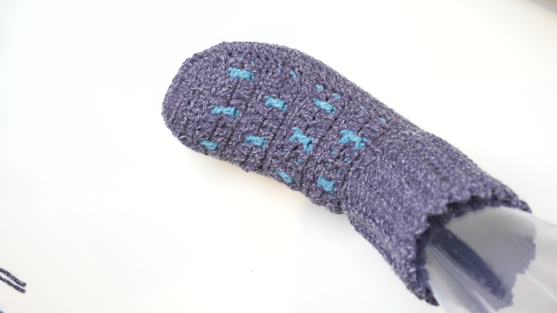 Moonlit Path Crochet Mosaic Slippers Pattern