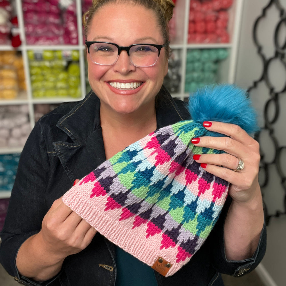 Northern Gleams Knit Hat Pattern by Marly Bird